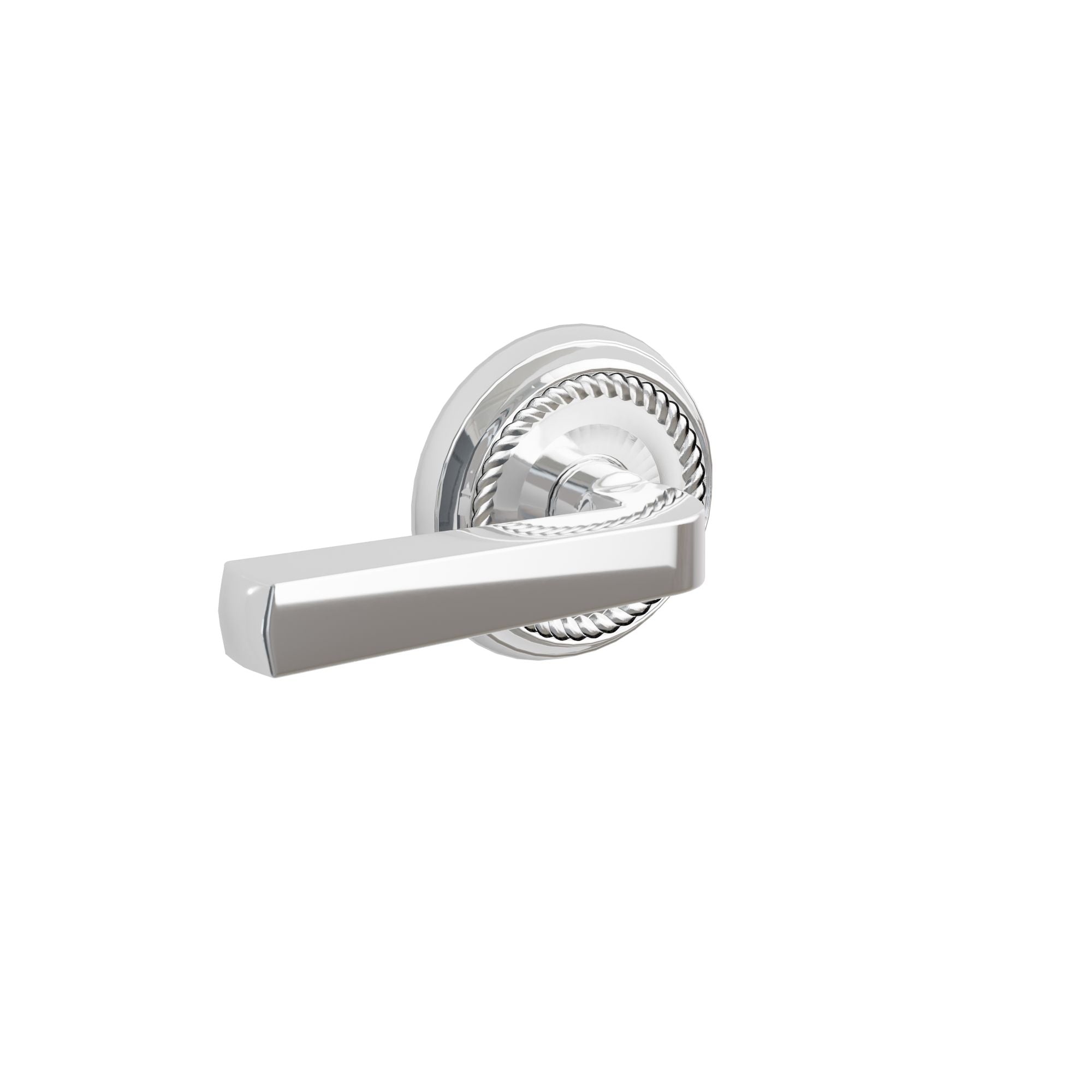 Emtek Concealed Fastener Sion Lever Set With Rope Rosette