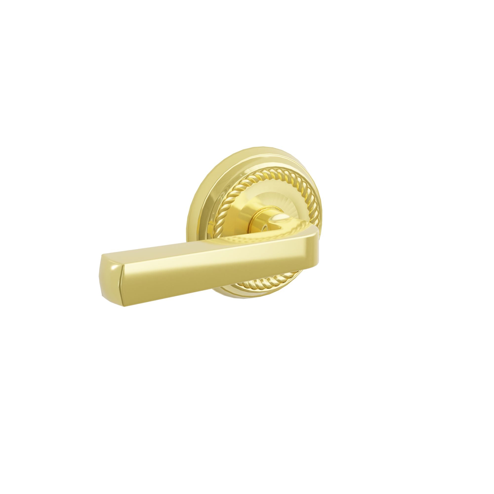 Emtek Concealed Fastener Sion Lever Set With Rope Rosette