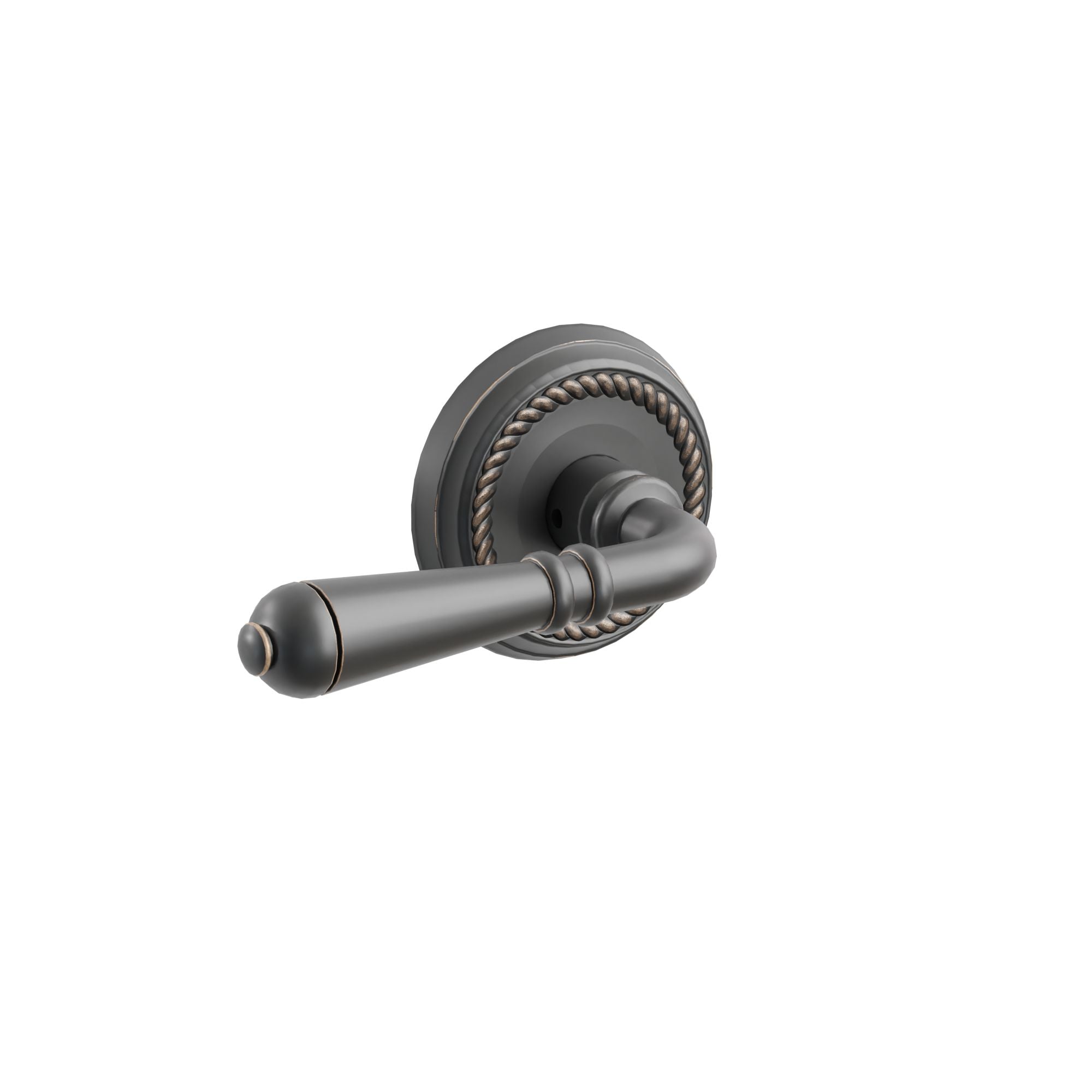 Emtek Turino Lever Set with Rope Rosette