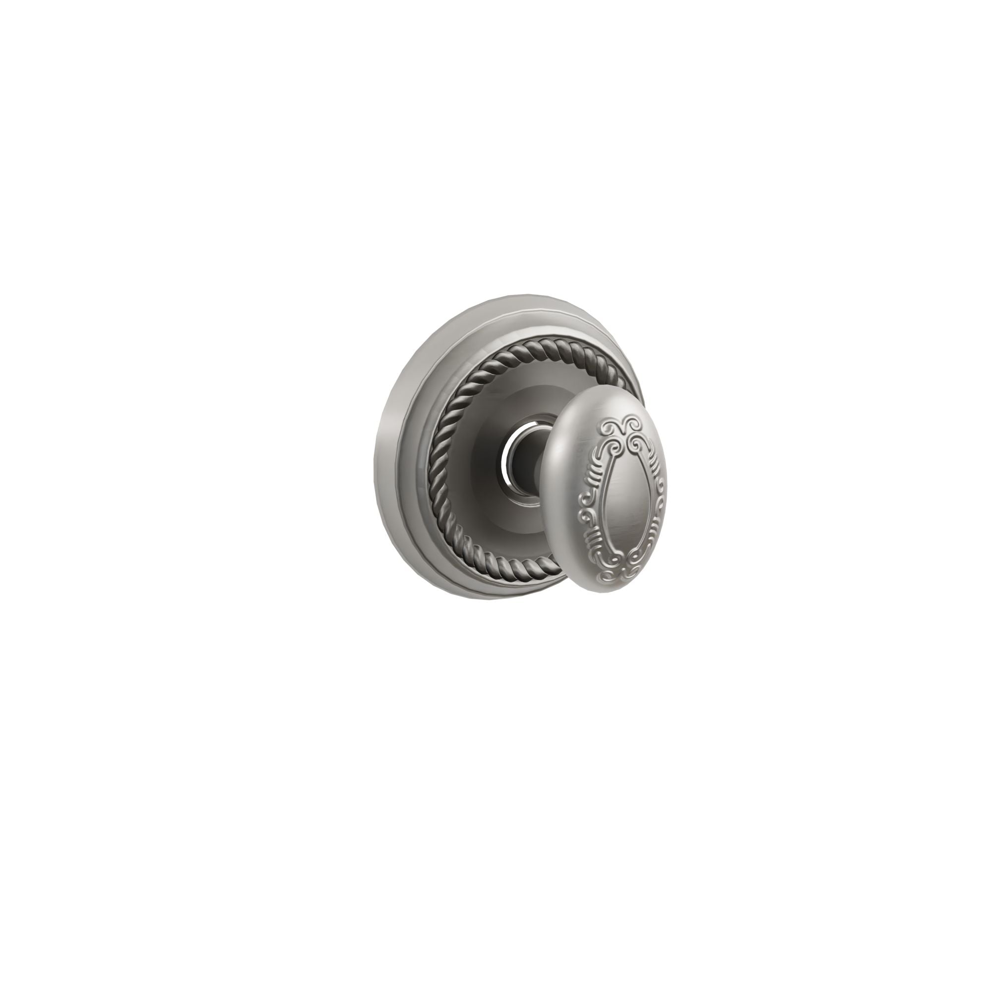 Emtek Concealed Fastener Victoria Knob Set With Rope Rosette