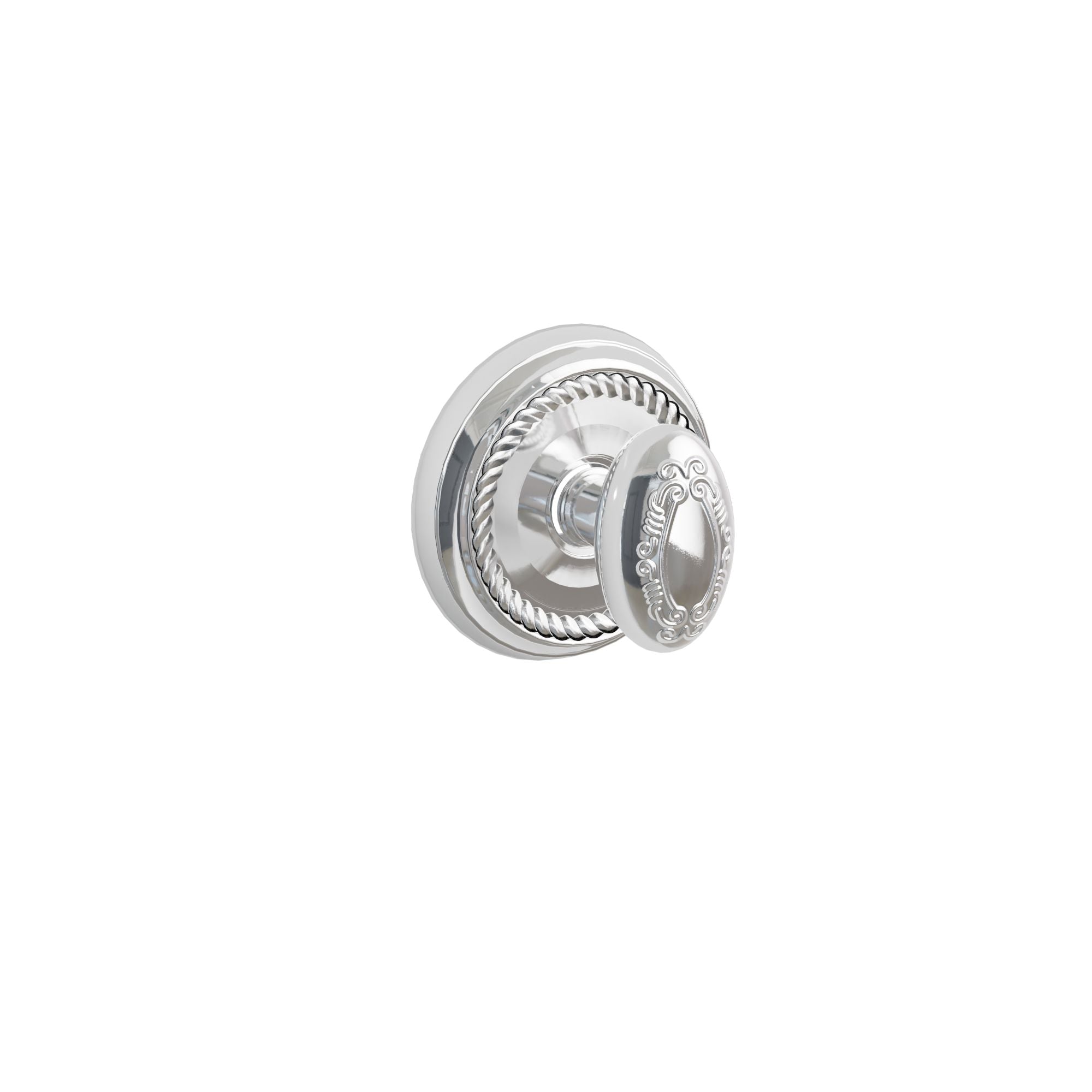 Emtek Concealed Fastener Victoria Knob Set With Rope Rosette