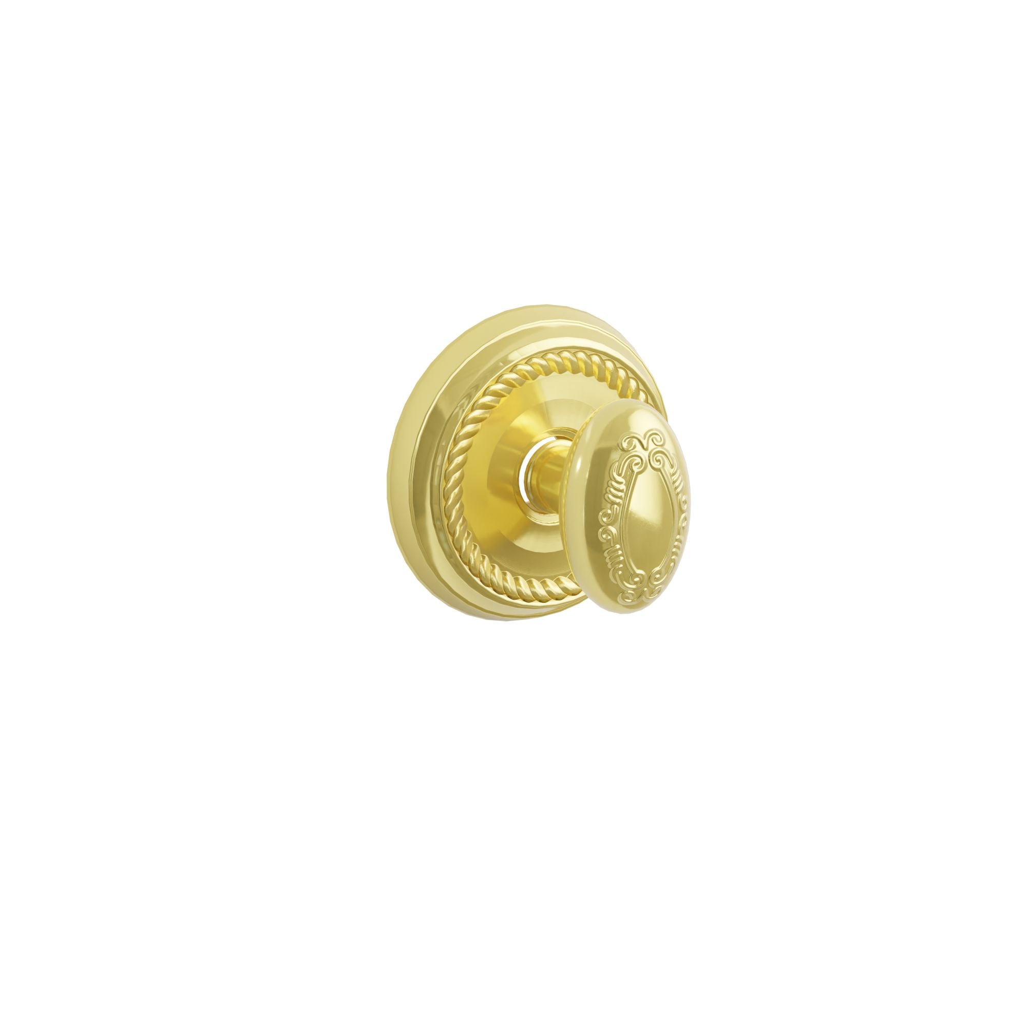 Emtek Concealed Fastener Victoria Knob Set With Rope Rosette