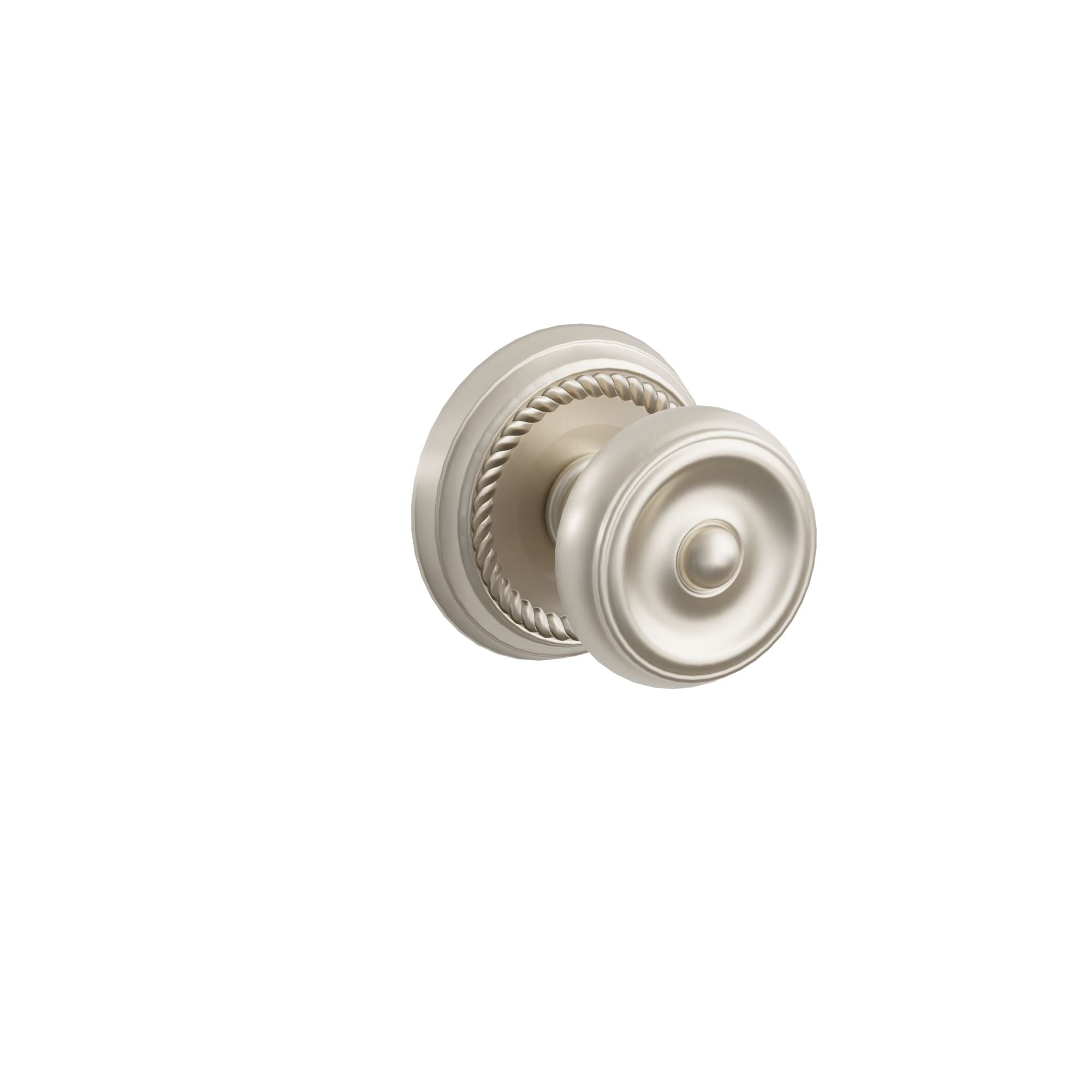 Emtek Concealed Fastener Waverly Knob Set With Rope Rosette