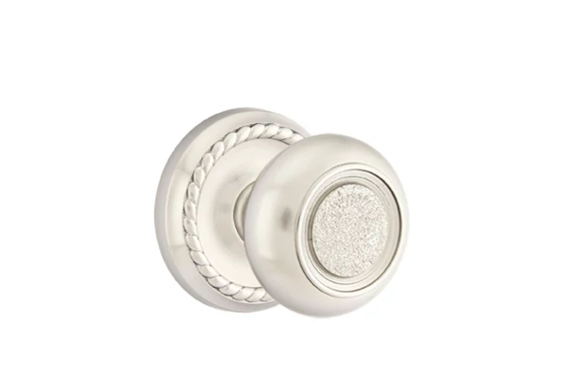 Emtek Concealed Fastener Belmont Knob Set with Rope Rosette
