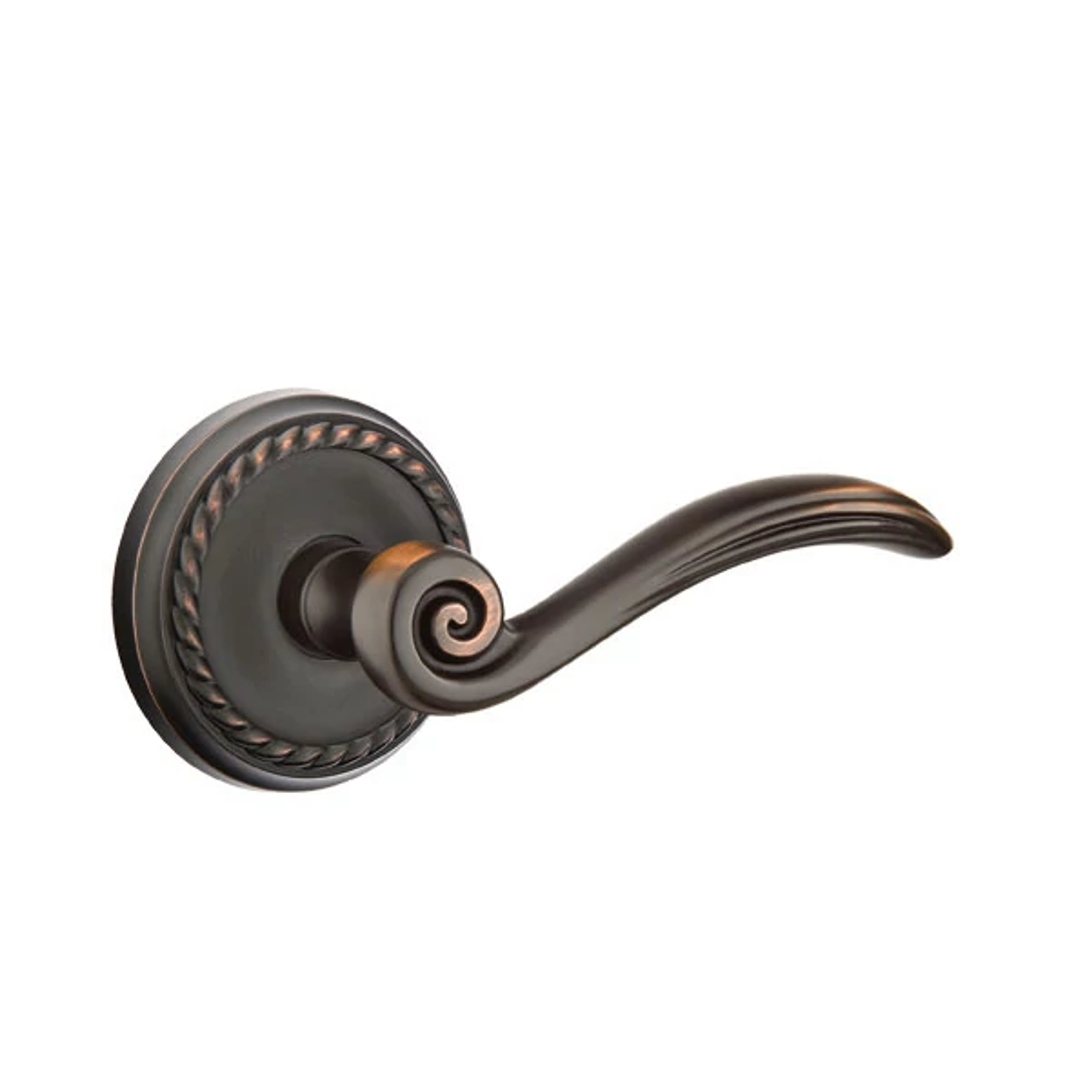 Emtek Concealed Fastener Elan Lever Set with Rope Rosette