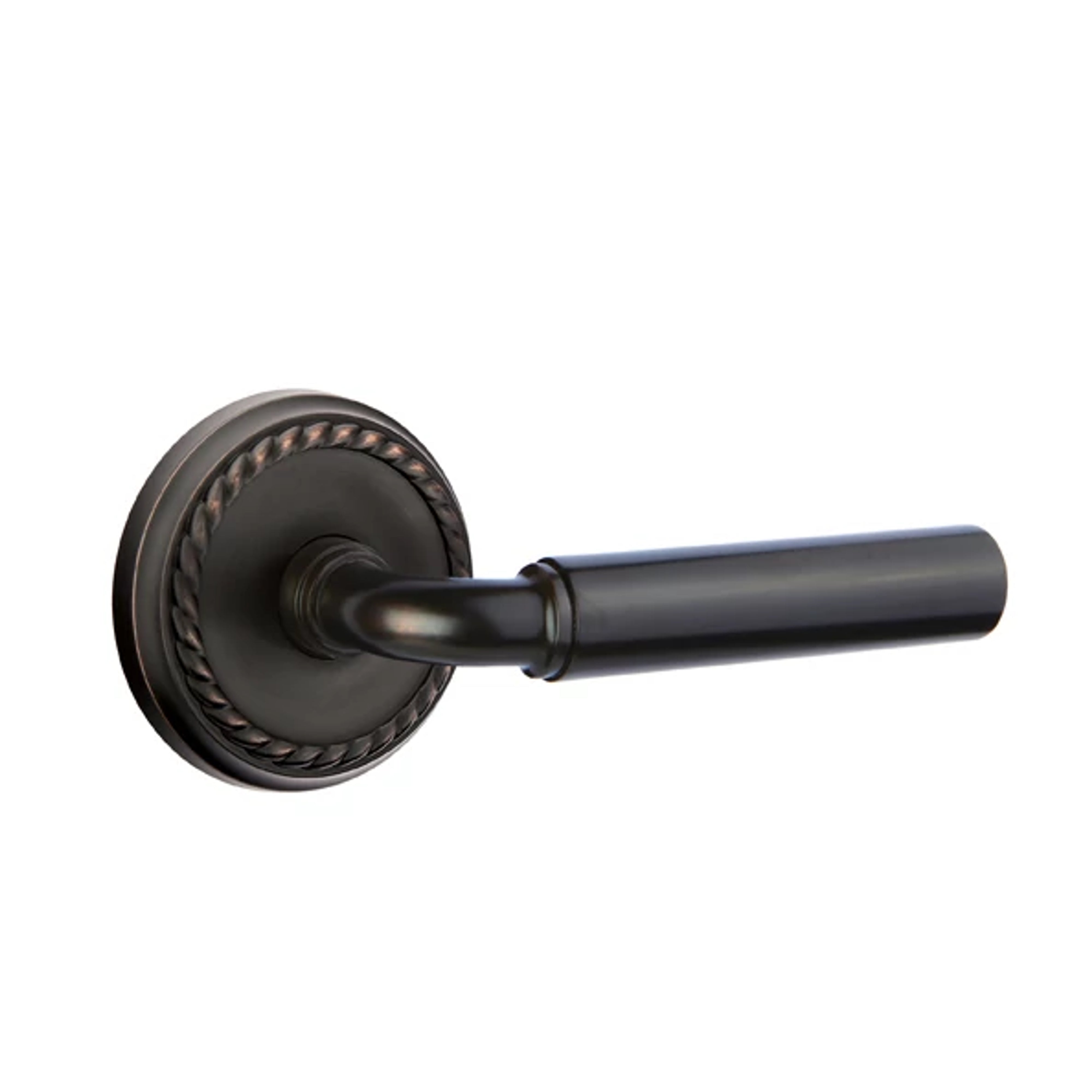 Emtek Concealed Fastener Manning Lever Set with Rope Rosette