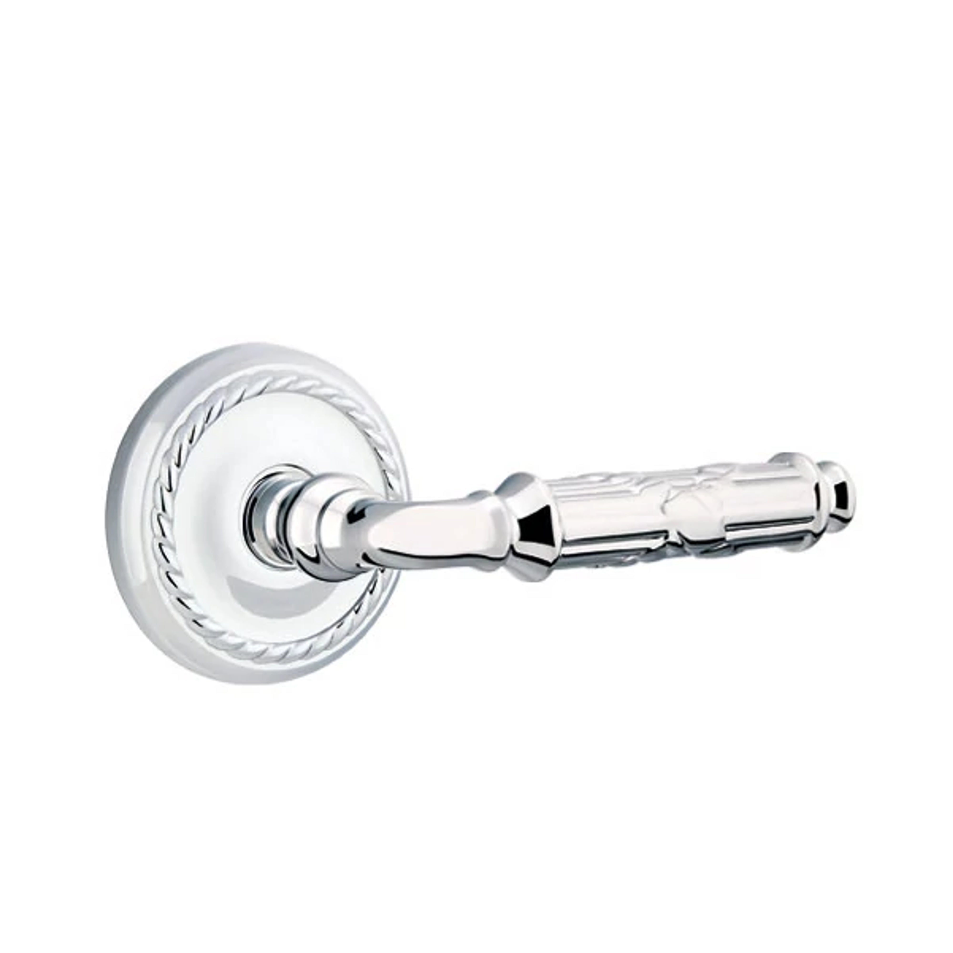 Emtek Ribbon & Reed Lever Set with Rope Rosette