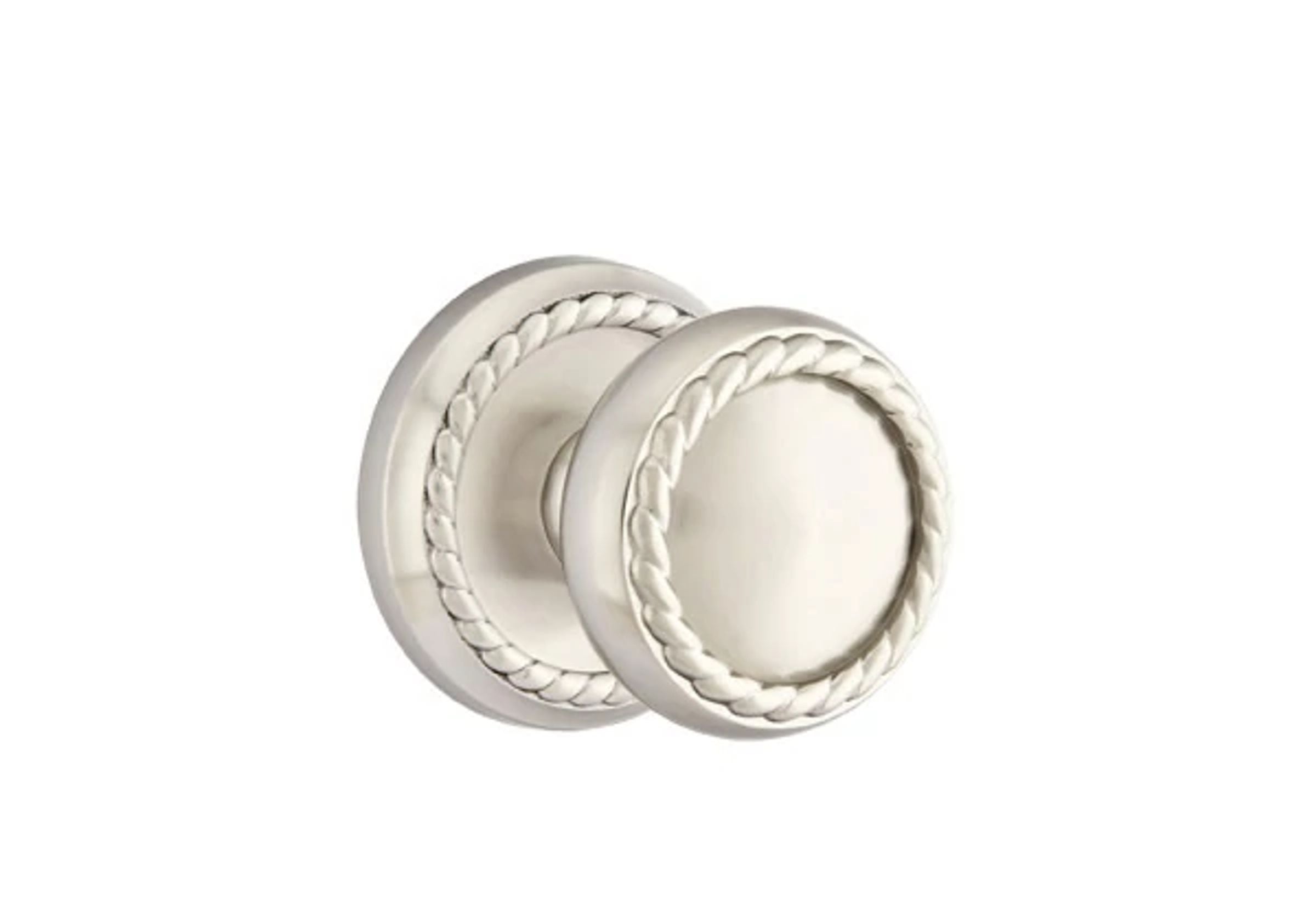 Emtek Rope Knob Set with Rope Rosette