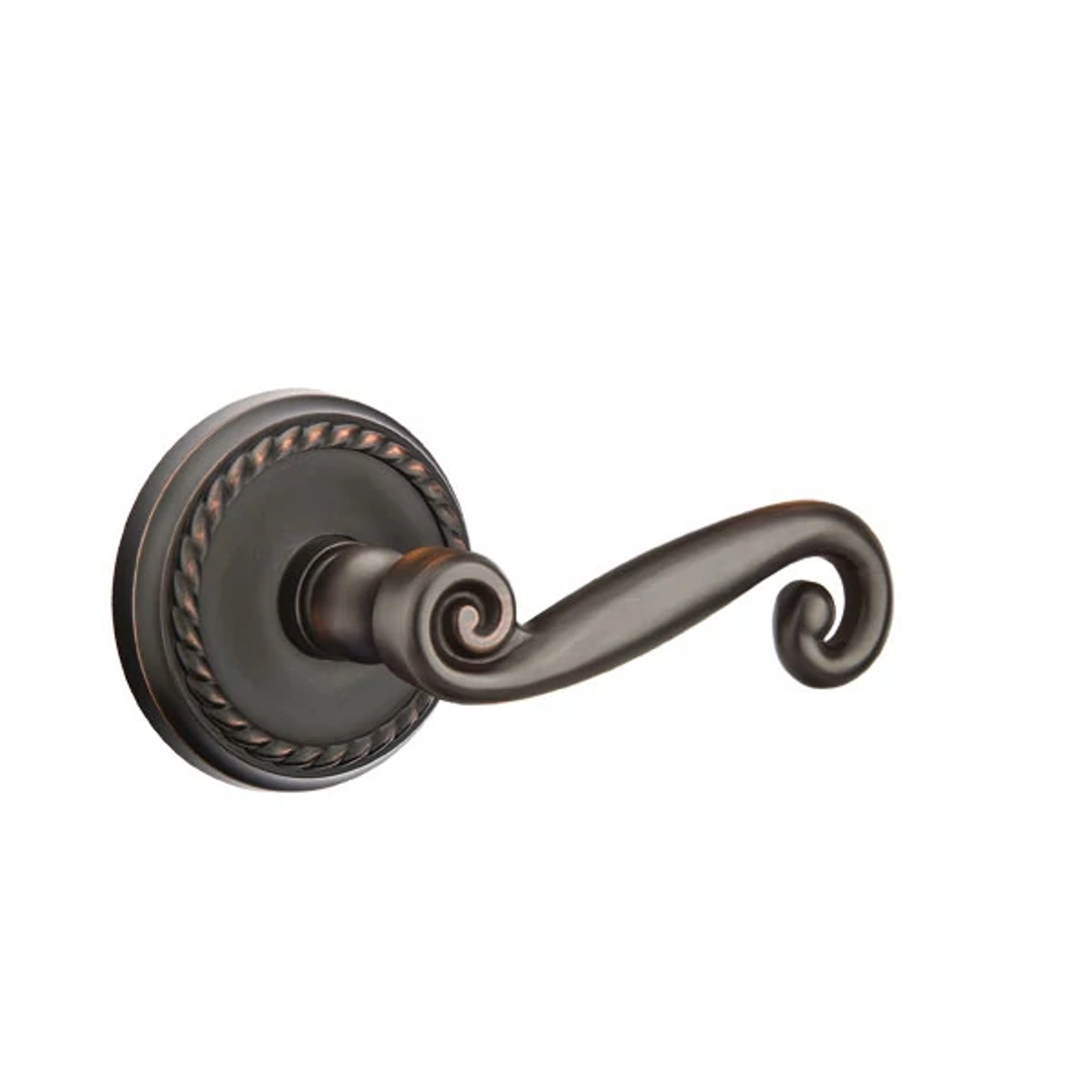 Emtek Rustic Lever Set with Rope Rosette