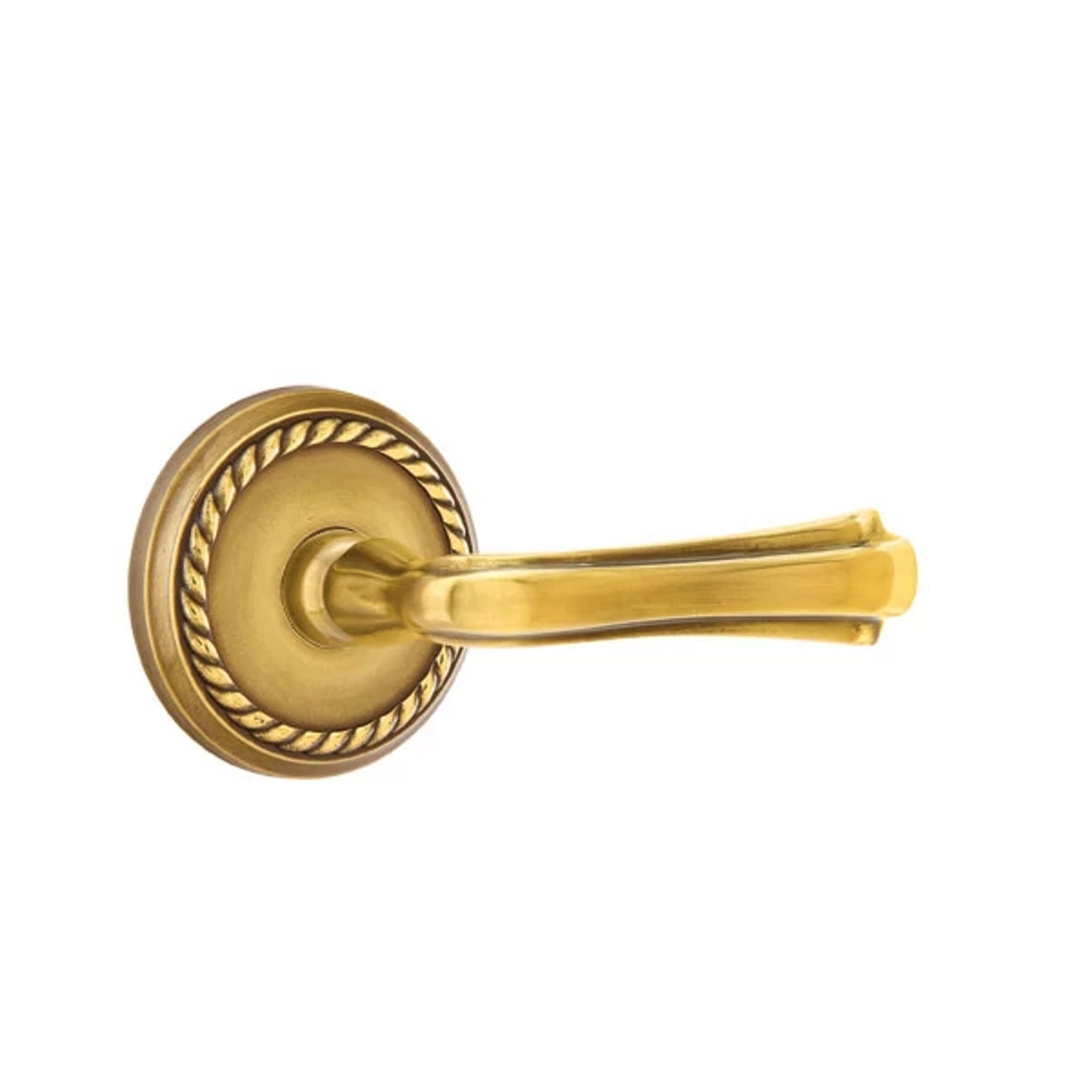 Emtek Concealed Fastener Wembley Lever Set with Rope Rosette