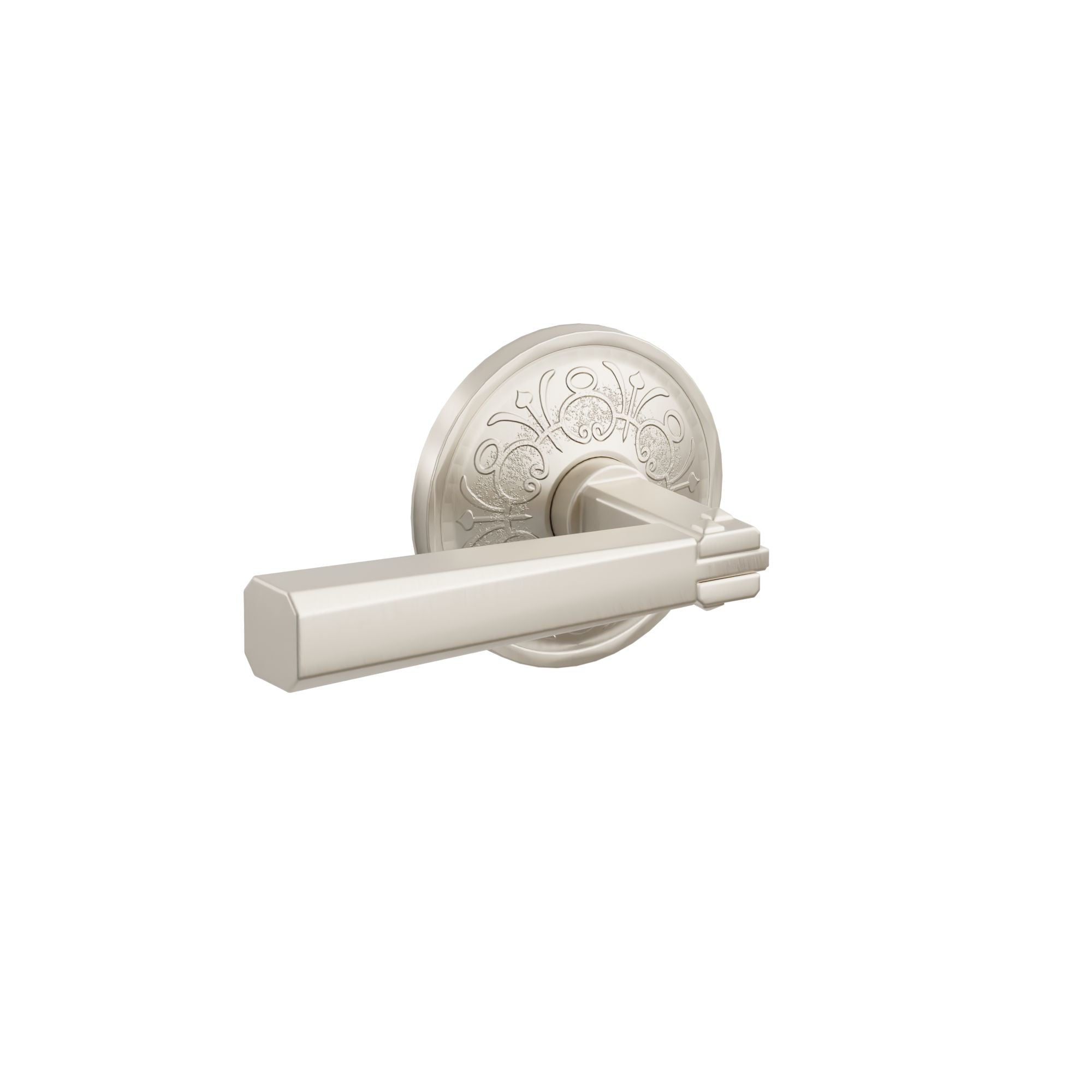 Emtek Concealed Fastener Arts & Crafts Lever Set With Lancaster Rosette