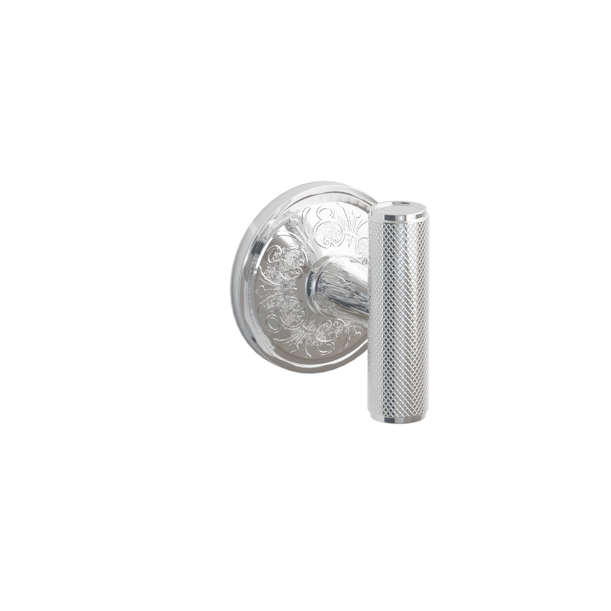 Emtek Concealed Fastener Ace Knurled Knob Set With Lancaster Rosette