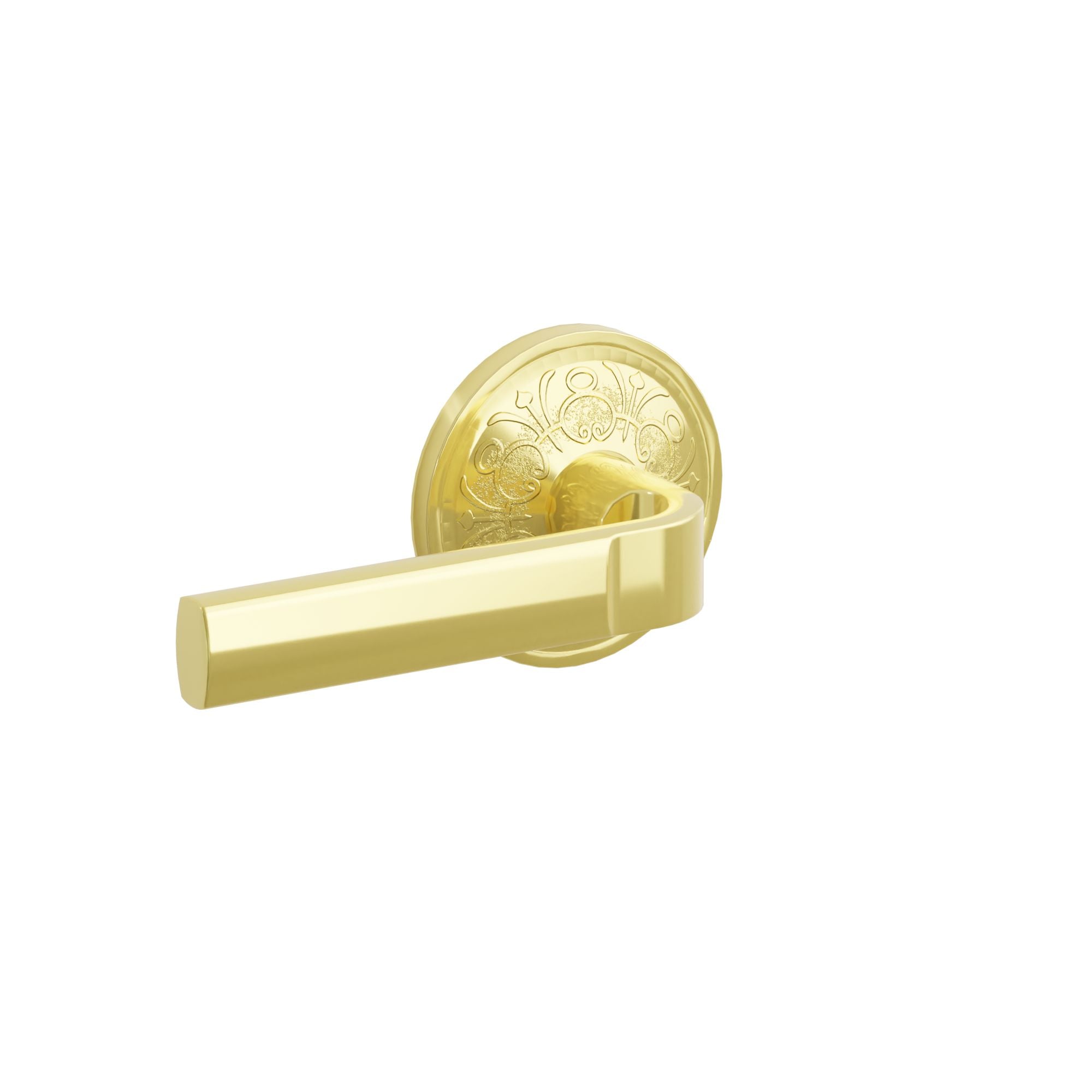 Emtek Concealed Fastener Aston Lever Set With Lancaster Rosette