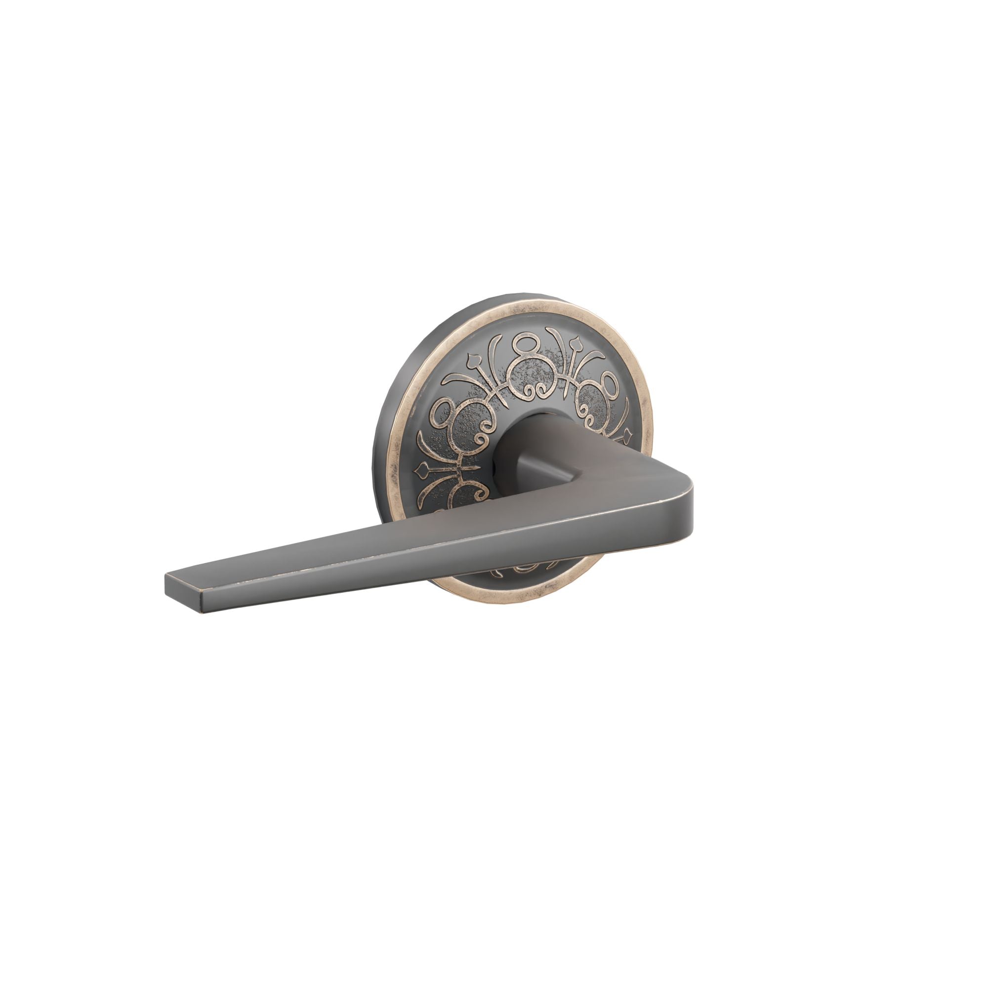 Emtek Concealed Fastener Athena Lever Set With Lancaster Rosette