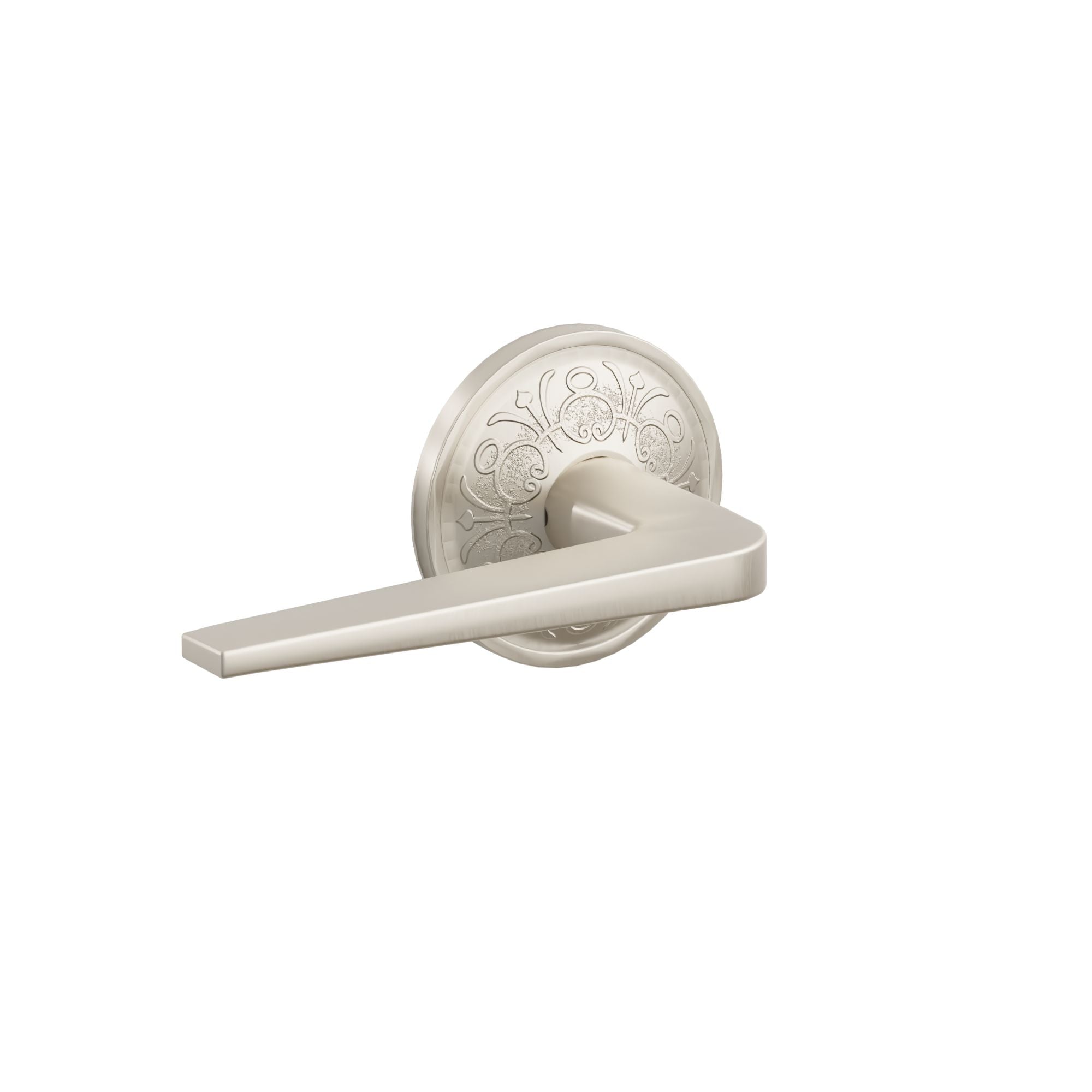 Emtek Aston Lever Set with Lancaster Rosette