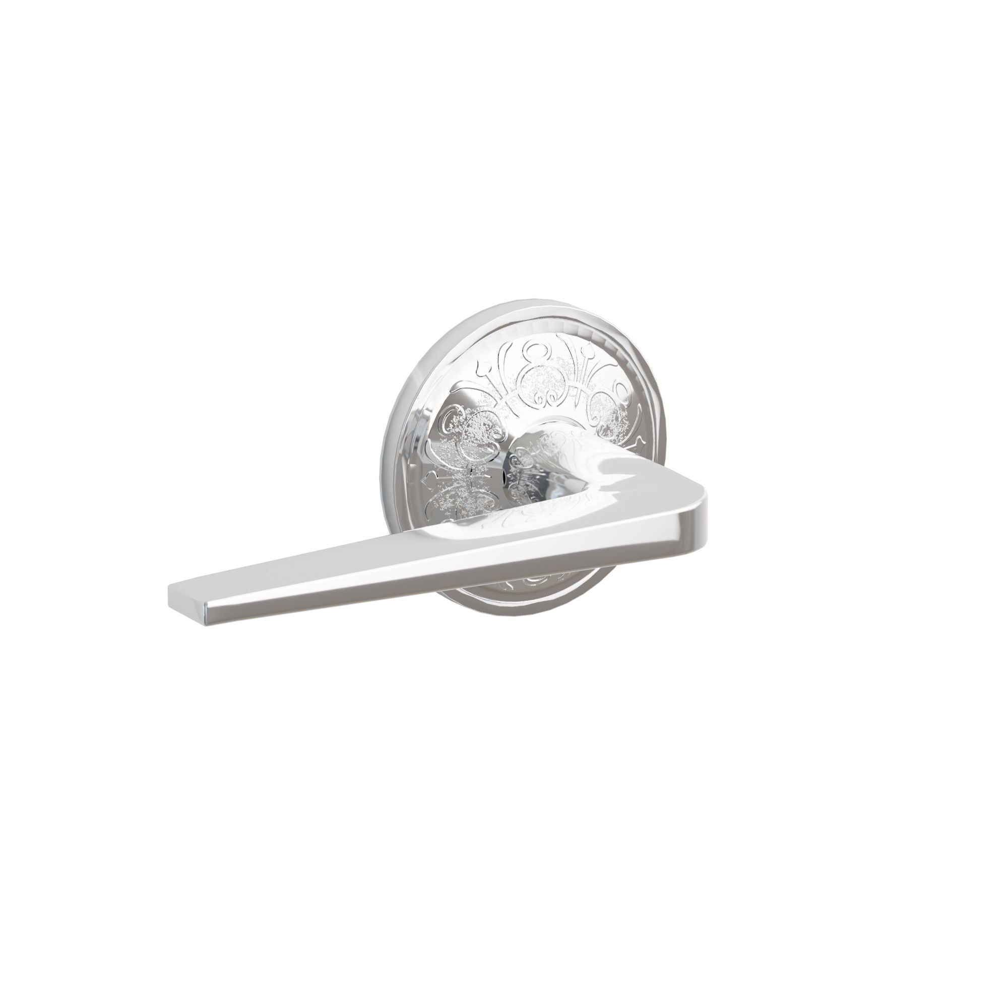 Emtek Aston Lever Set with Lancaster Rosette