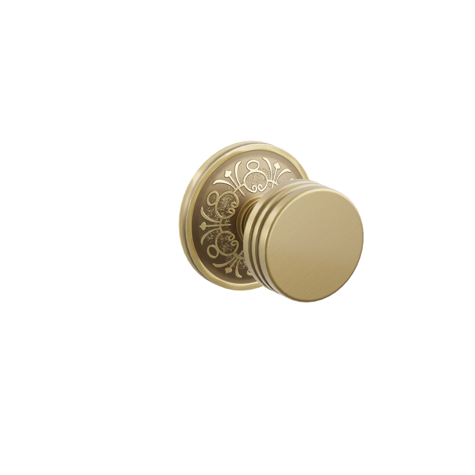 Emtek Bern Knob Set with Lancaster Rosette
