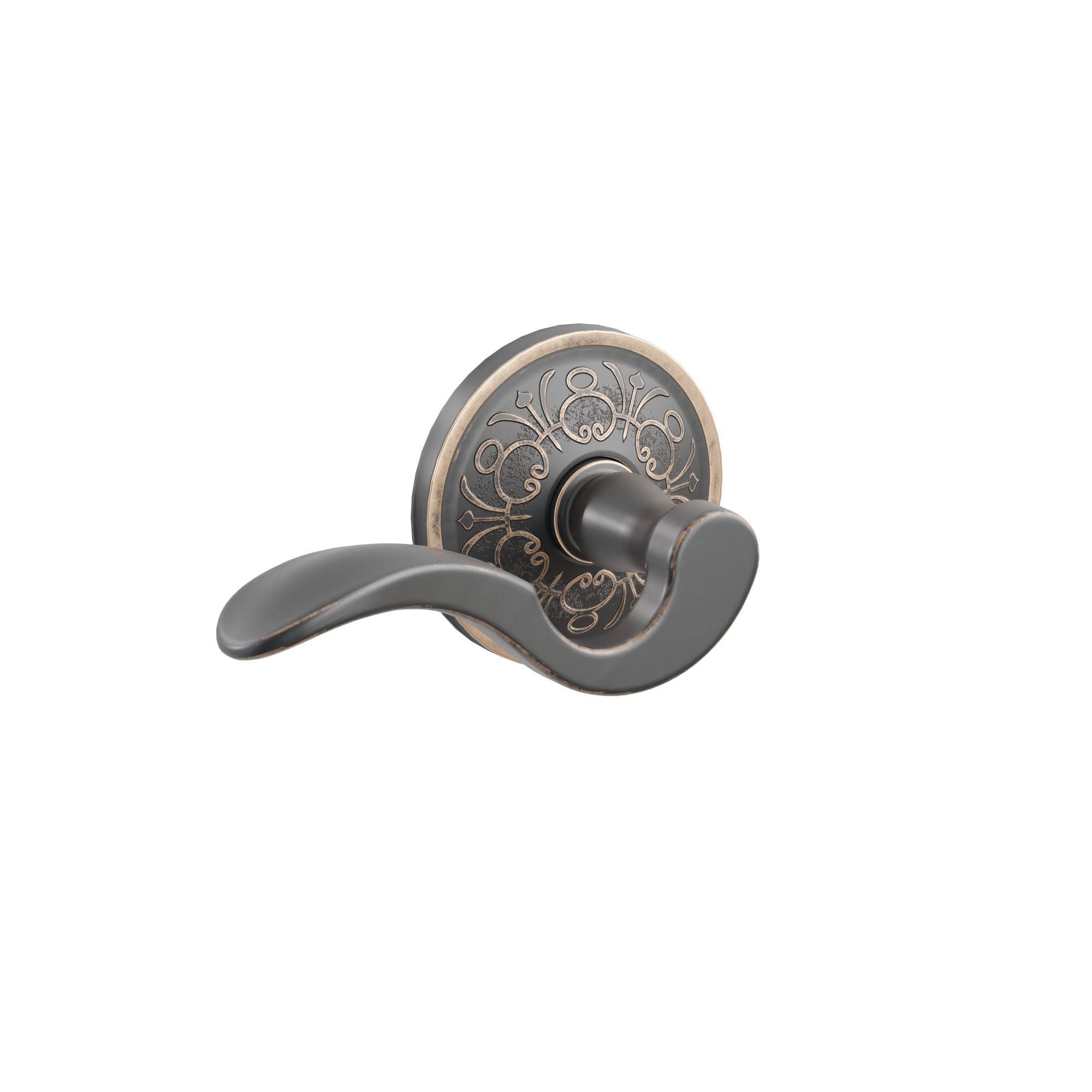 Emtek Concealed Fastener Cortina Lever Set with Lancaster Rosette