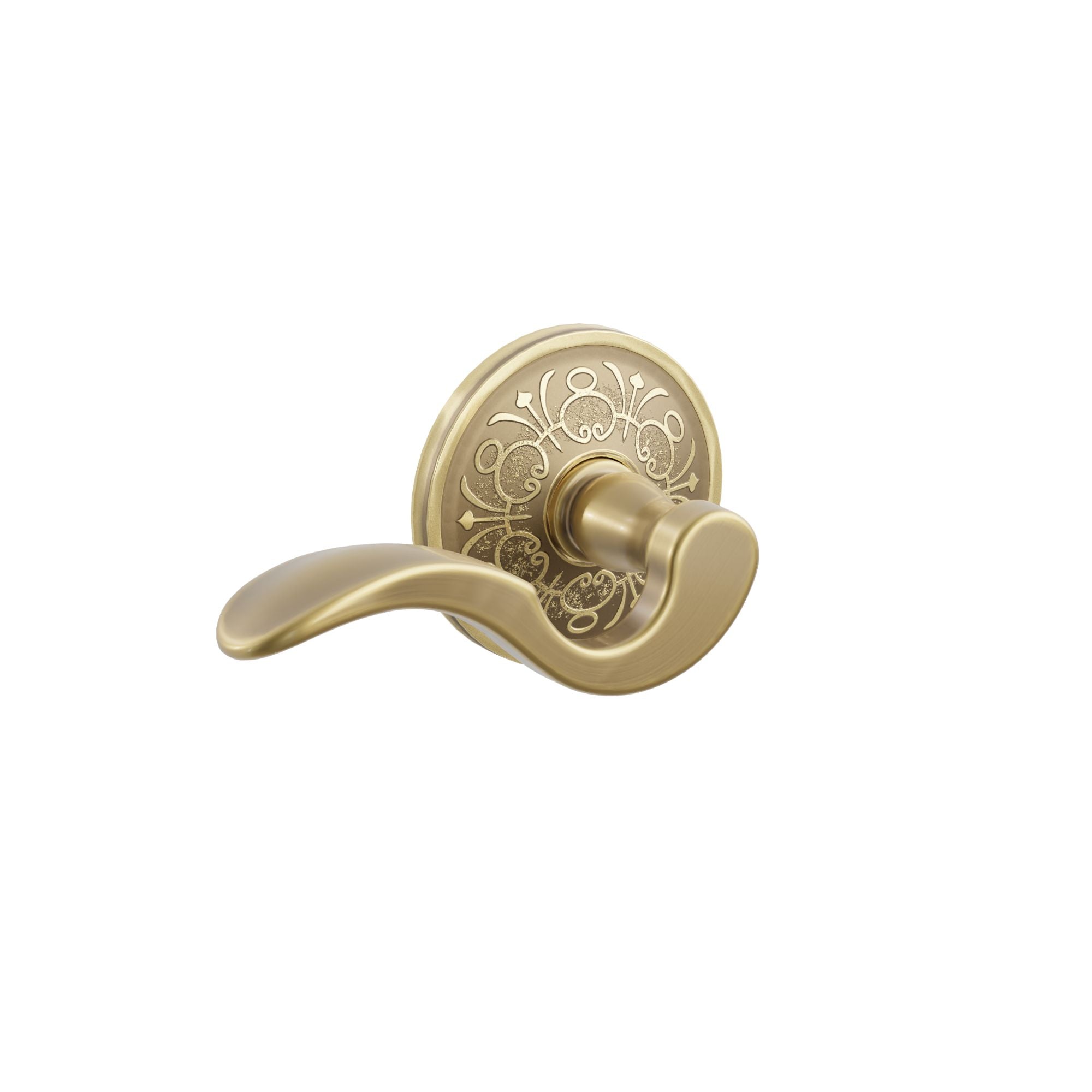 Emtek Cortina Lever Set with Lancaster Rosette