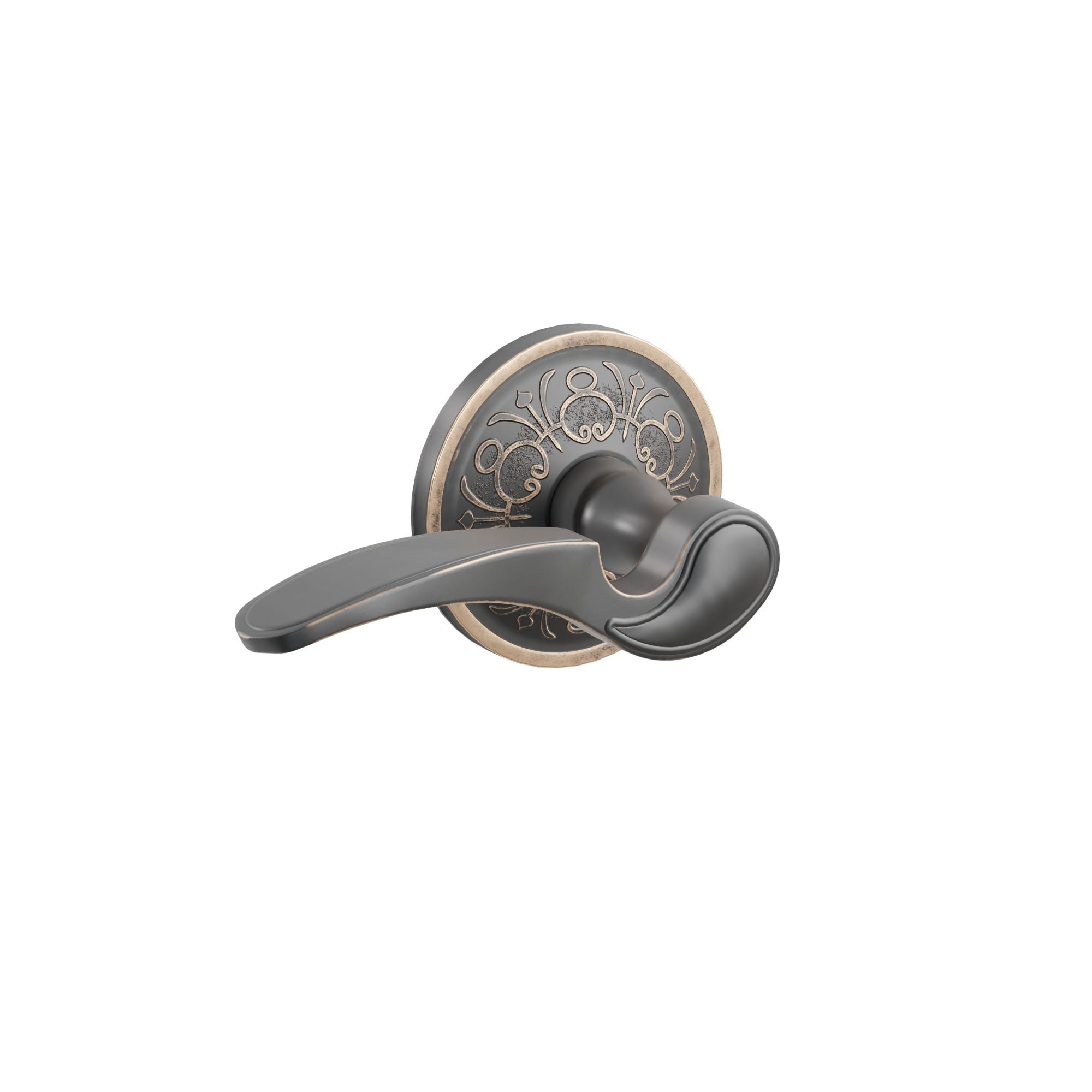 Emtek Coventry Lever Set with Lancaster Rosette