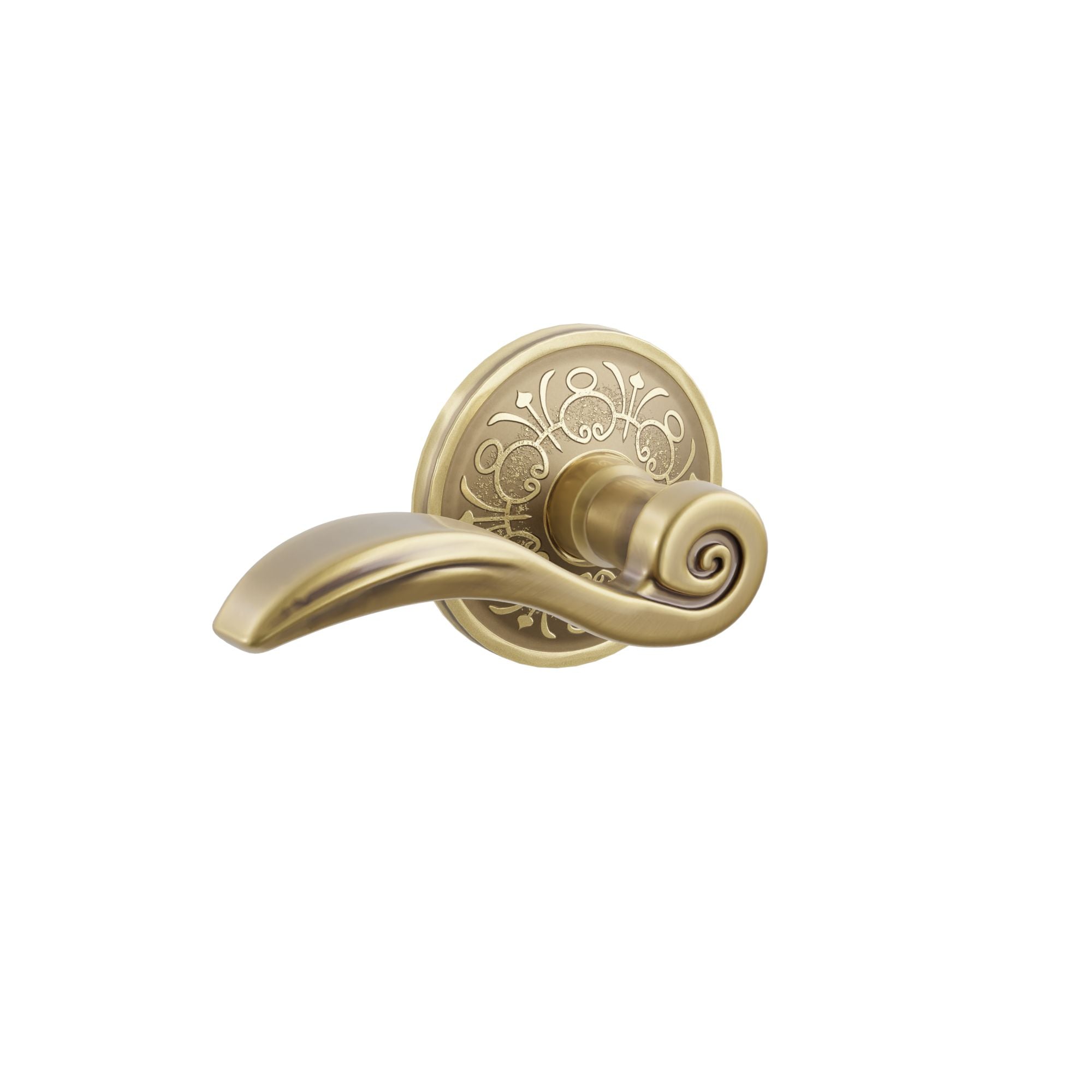 Emtek Concealed Fastener Elan Lever Set With Lancaster Rosette