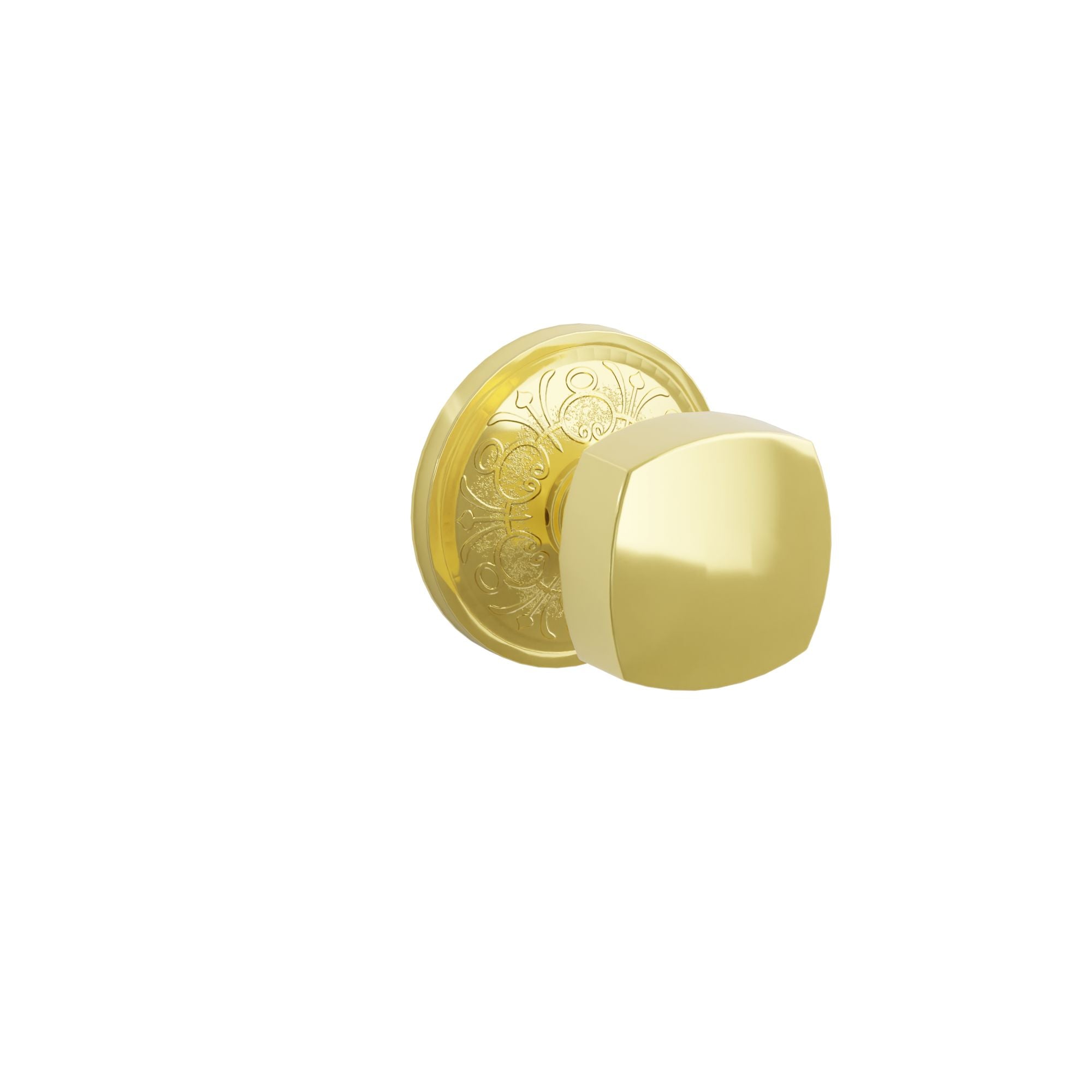 Emtek Concealed Fastener Freestone Knob Set With Lancaster Rosette