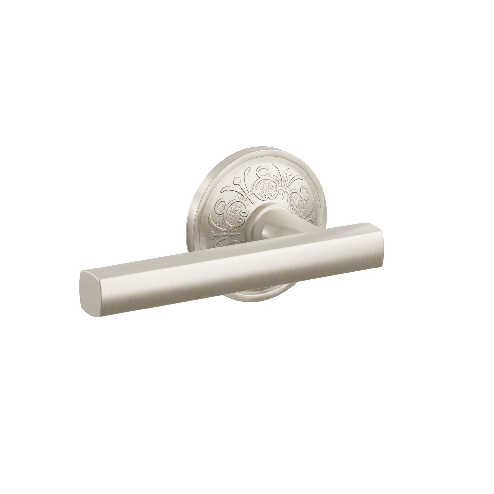 Emtek Concealed Fastener Freestone Lever Set With Lancaster Rosette