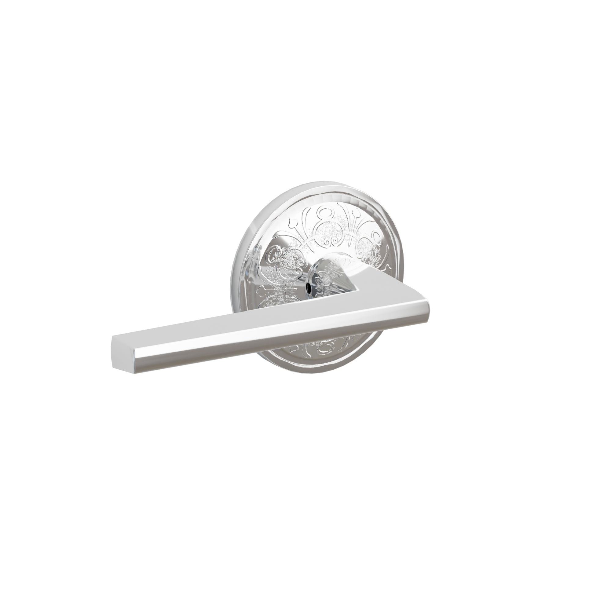 Emtek Hercules Lever Set with Lancaster Rosette