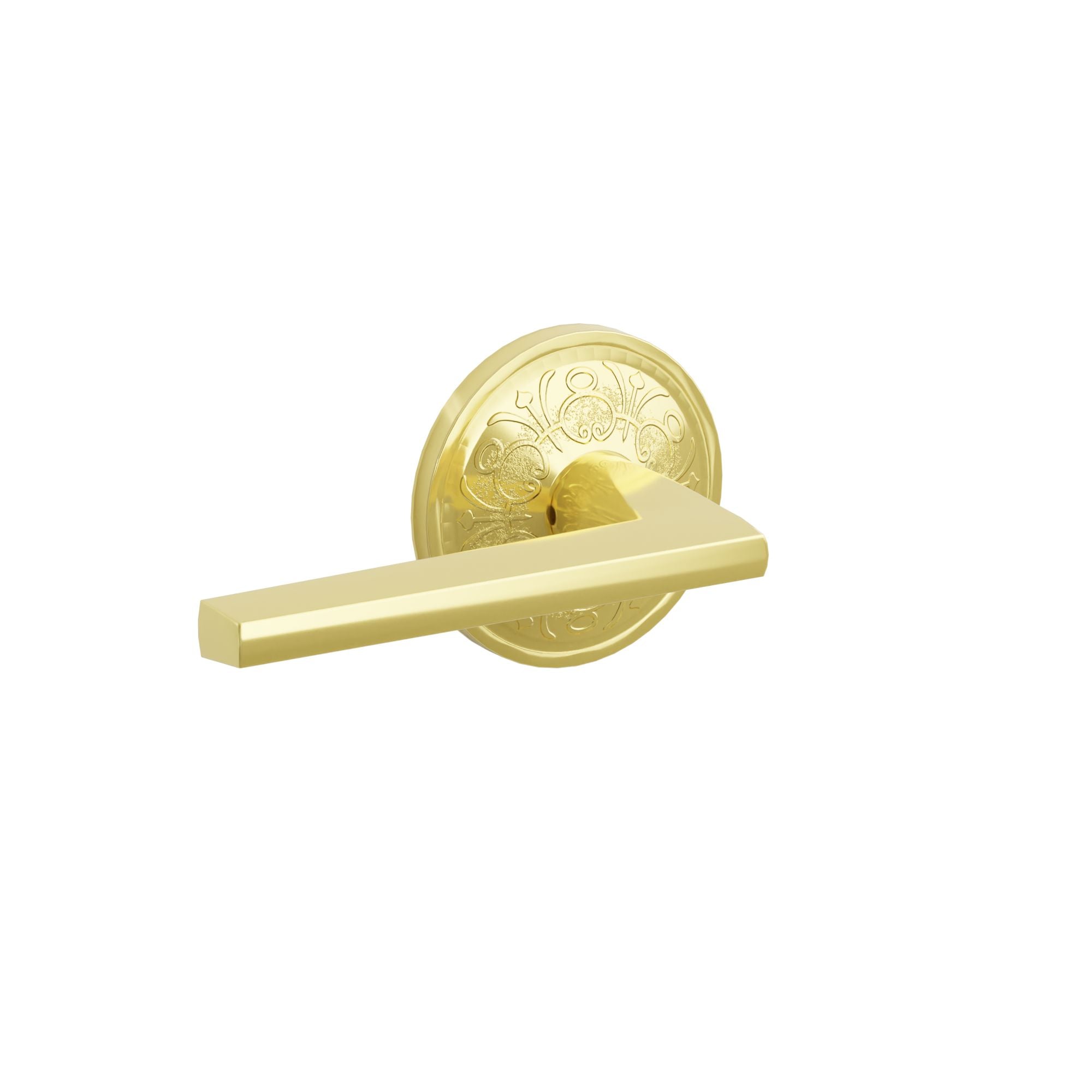 Emtek Concealed Fastener Helios Lever Set With Lancaster Rosette