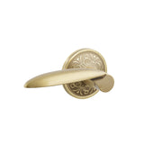 Emtek Hammered Lever Set with Lancaster Rosette