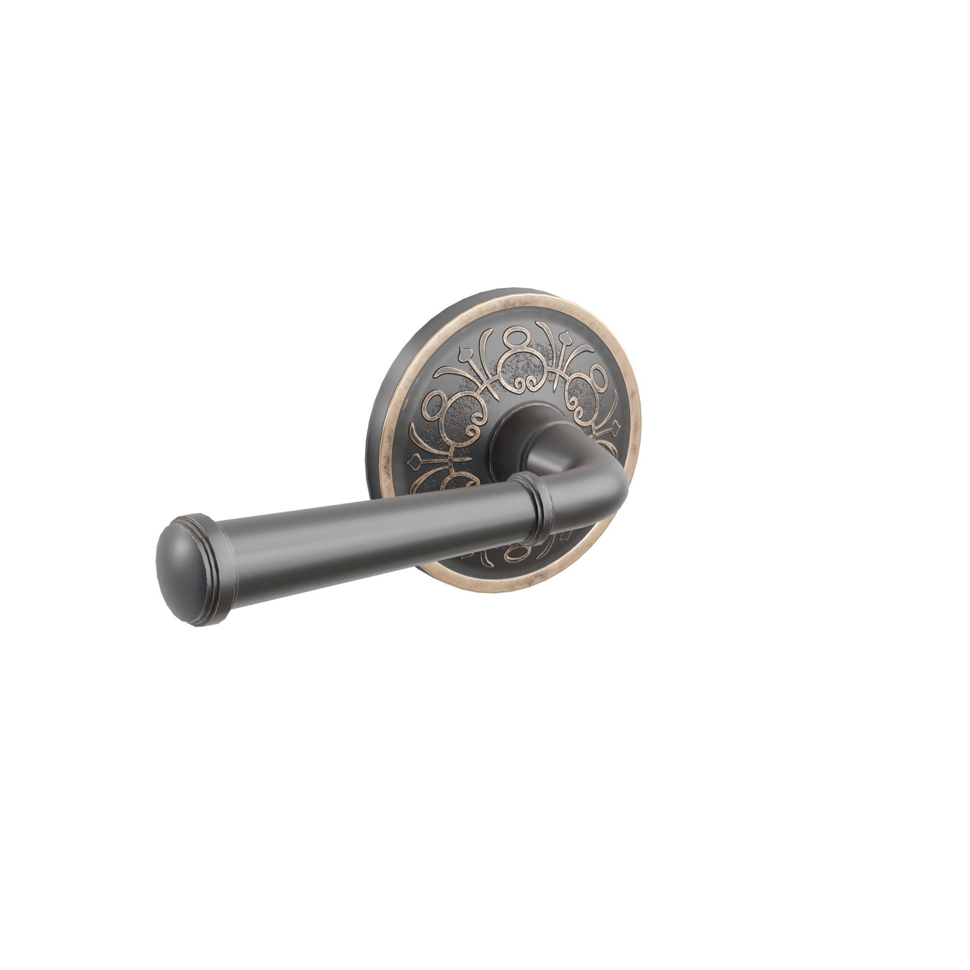 Emtek Merrimack Lever Set with Lancaster Rosette