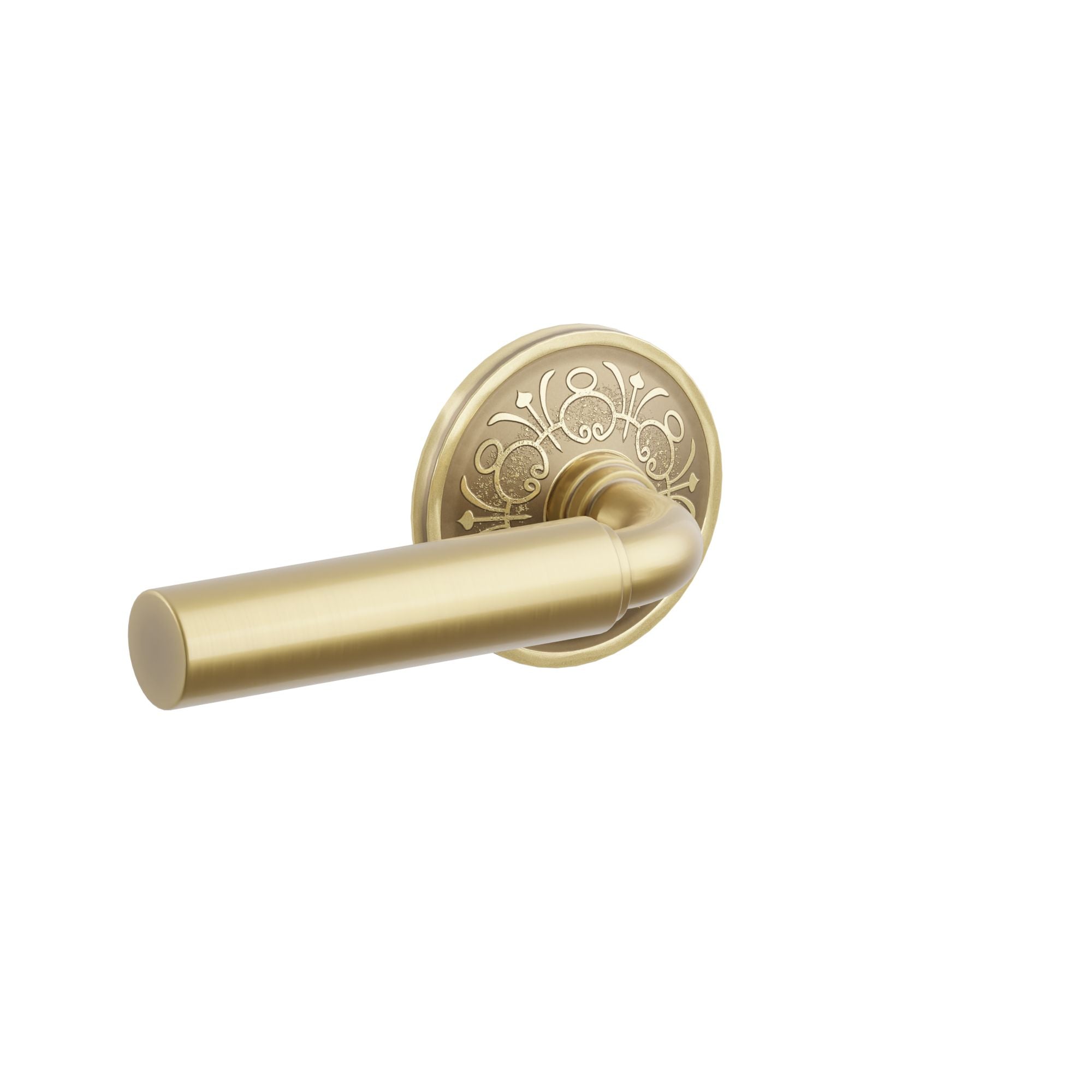 Emtek Manning Lever Set with Lancaster Rosette