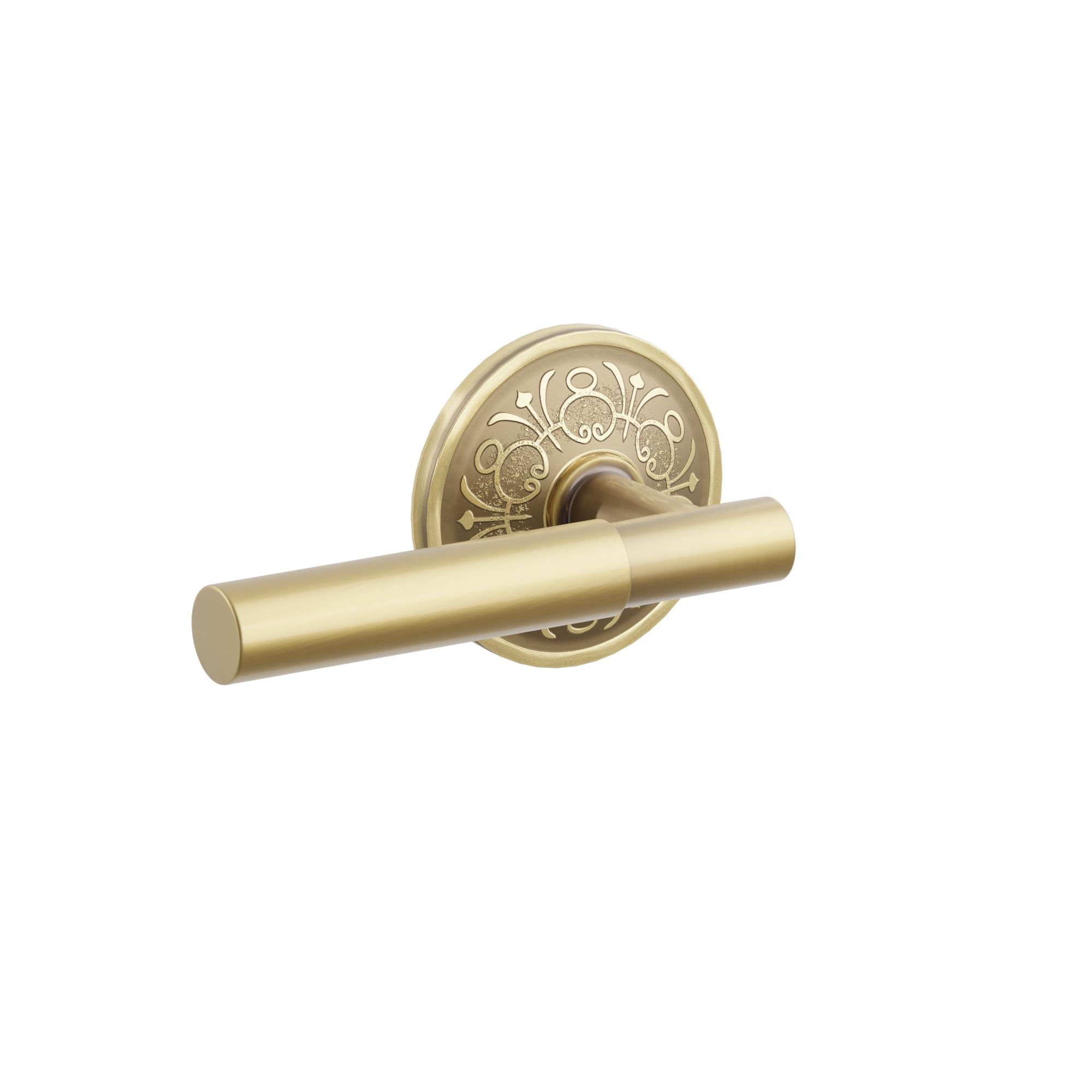 Emtek Myles Lever Set with Lancaster Rosette