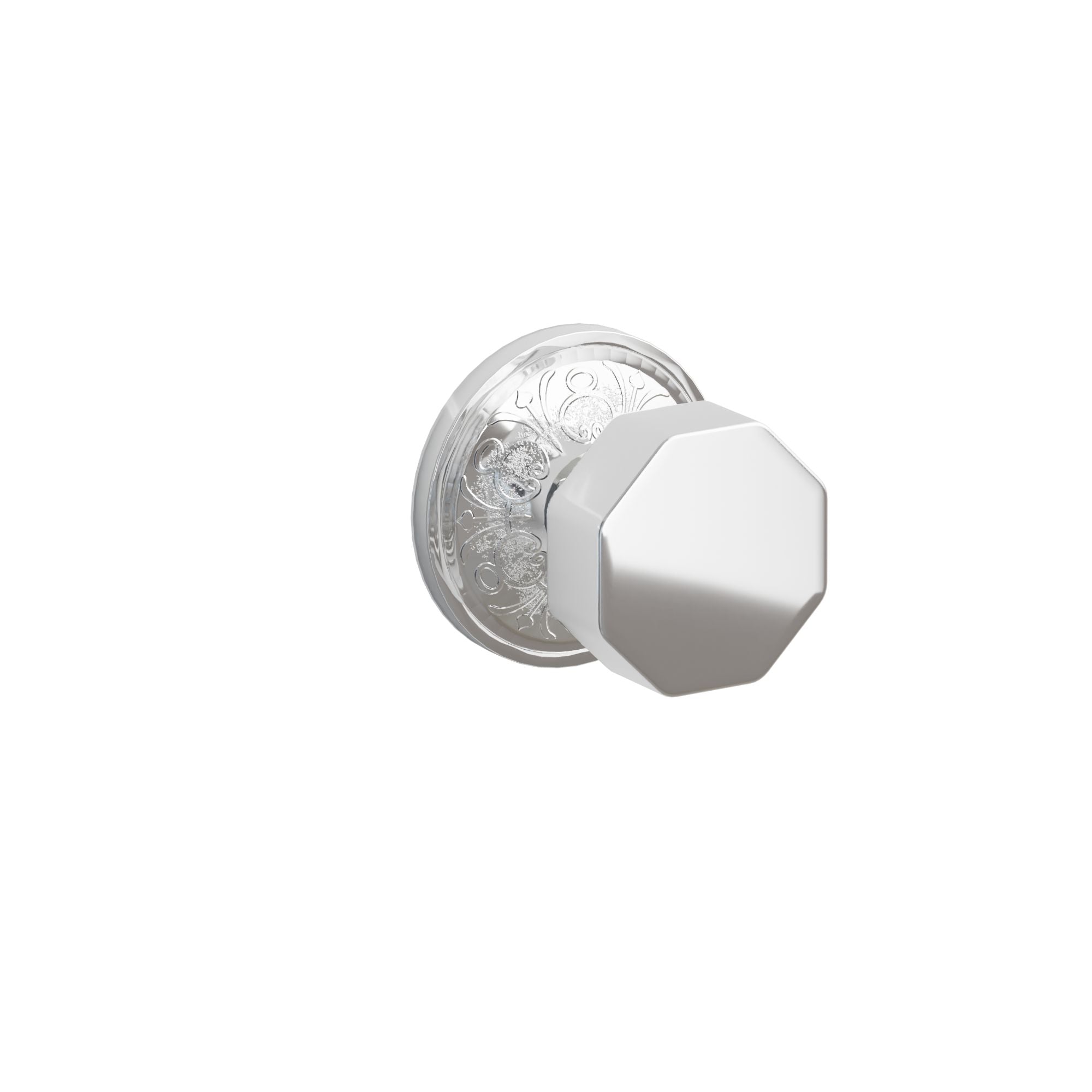 Emtek Concealed Fastener Octagon Knob Set With Lancaster Rosette