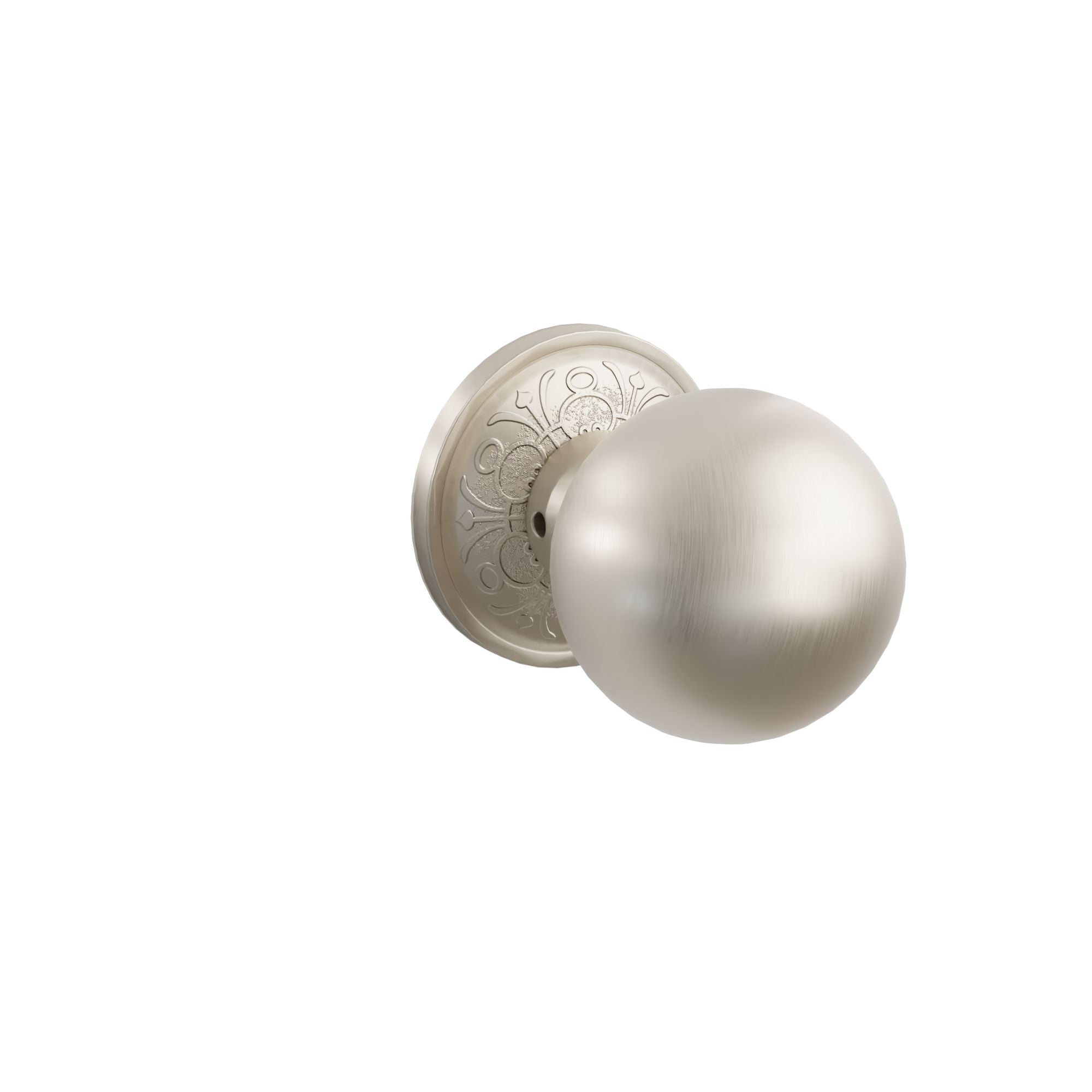 Emtek Orb Knob Set with Lancaster Rosette