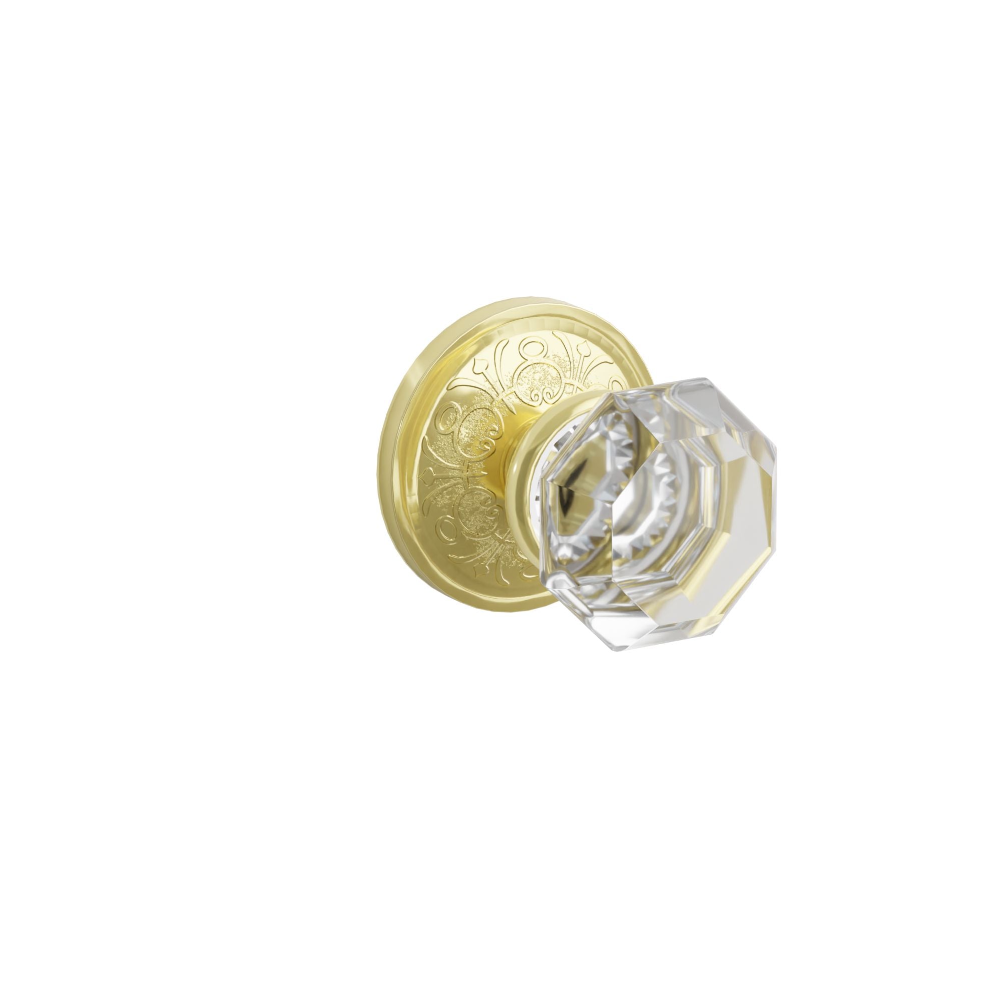 Emtek Concealed Fastener Old Town Knob Set with Lancaster Rosette