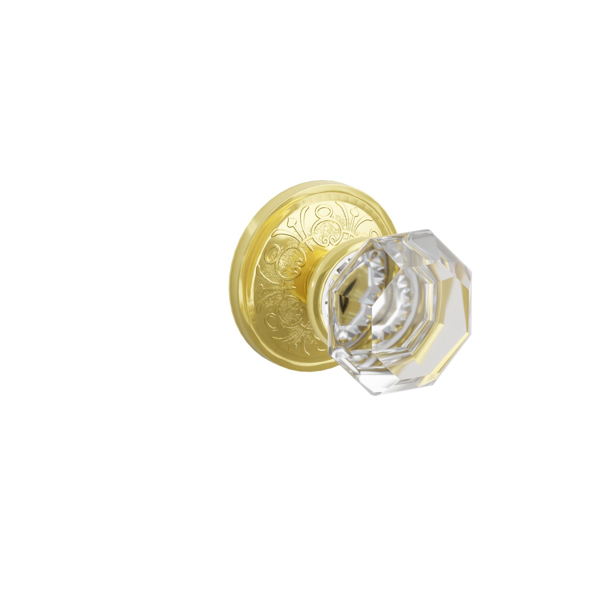 Emtek Concealed Fastener Old Town Knob Set with Lancaster Rosette