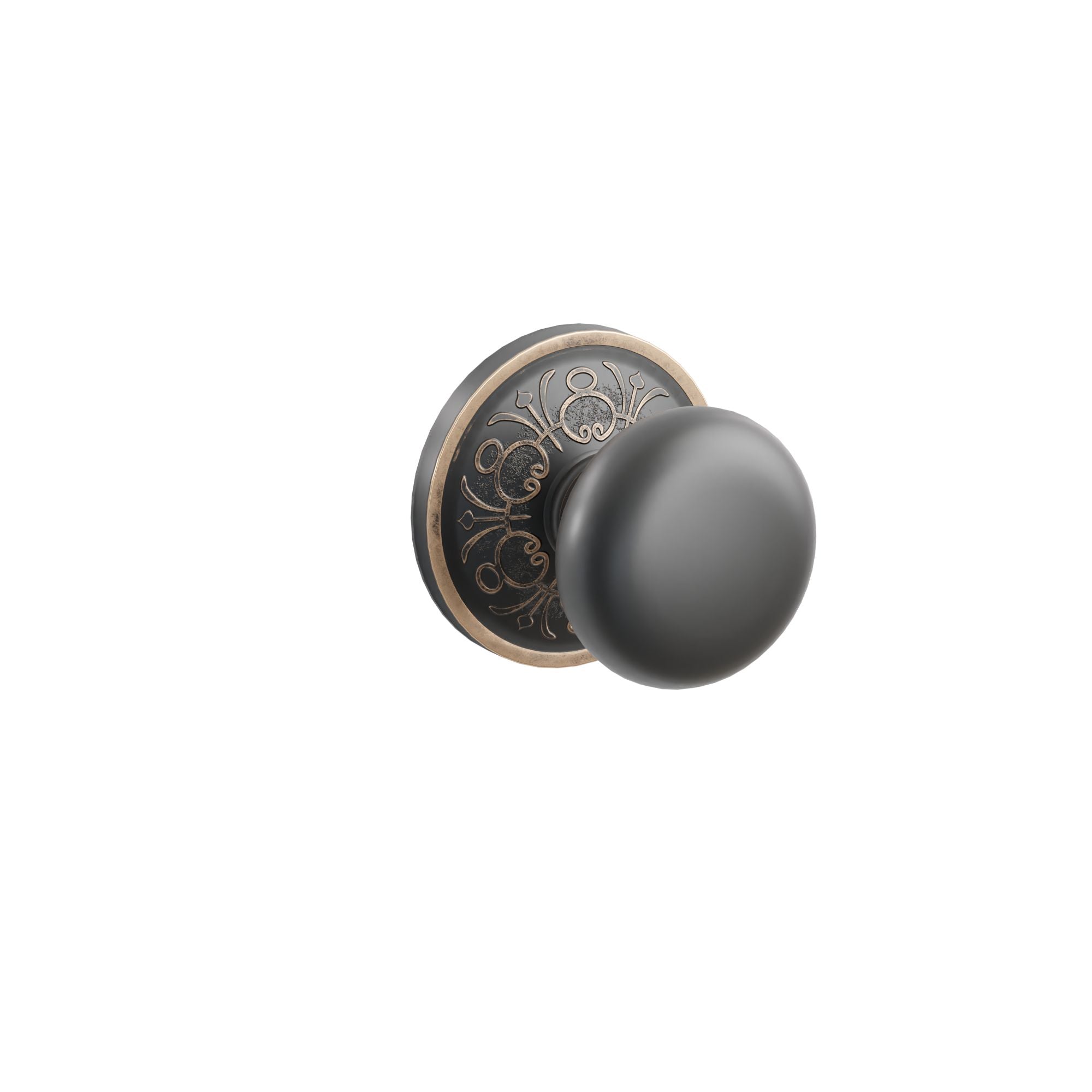 Emtek Concealed Fastener Providence Knob Set with Lancaster Rosette
