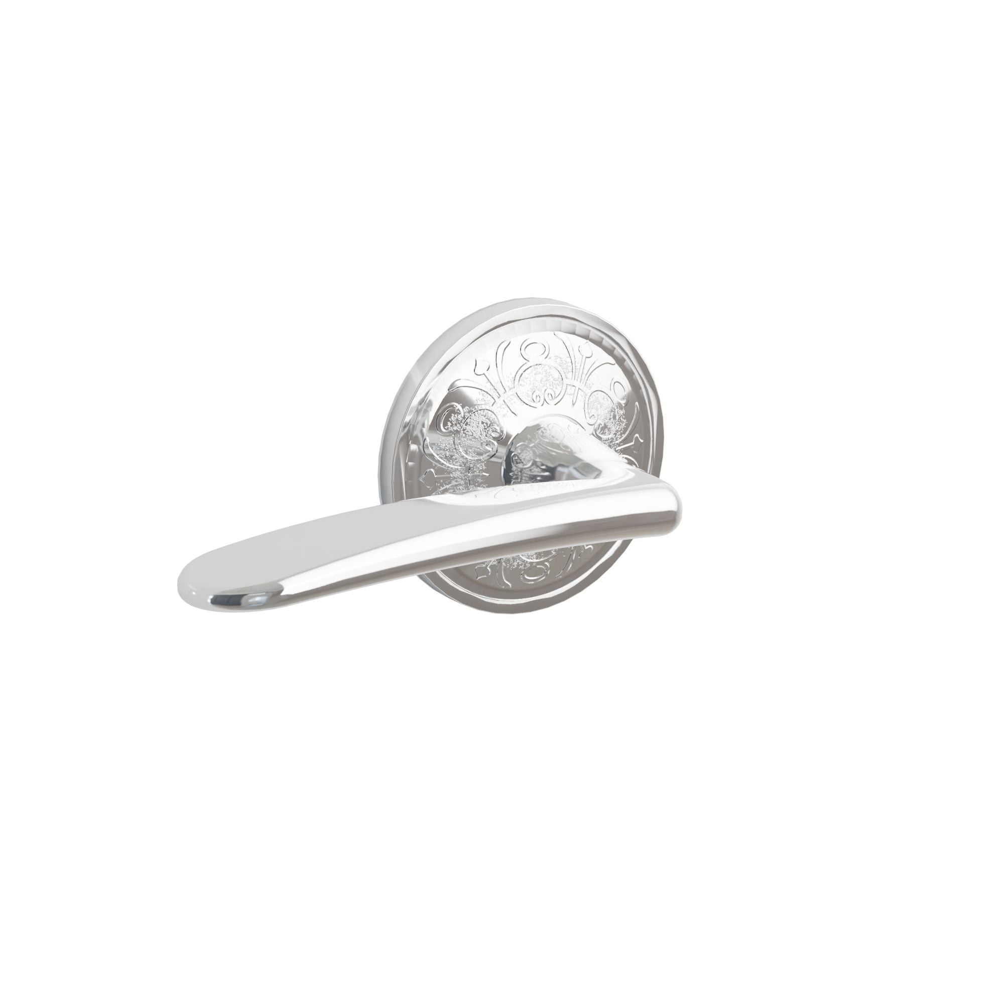 Emtek Milano Lever Set with Lancaster Rosette