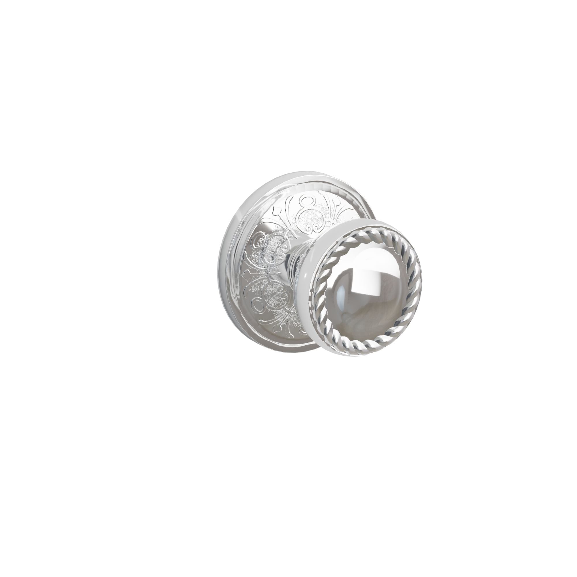 Emtek Concealed Fastener Rope Knob Set With Lancaster Rosette