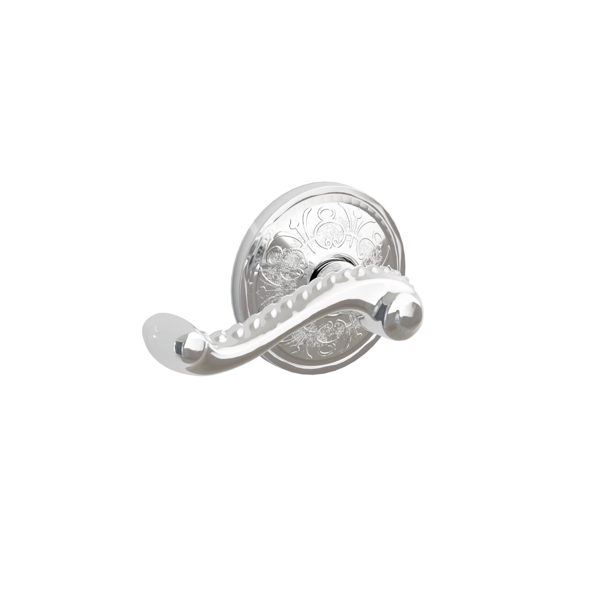 Emtek Concealed Fastener Rope Lever Set with Lancaster Rosette