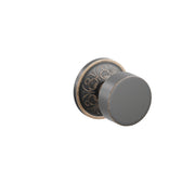 Emtek Round Knob Set with Lancaster Rosette