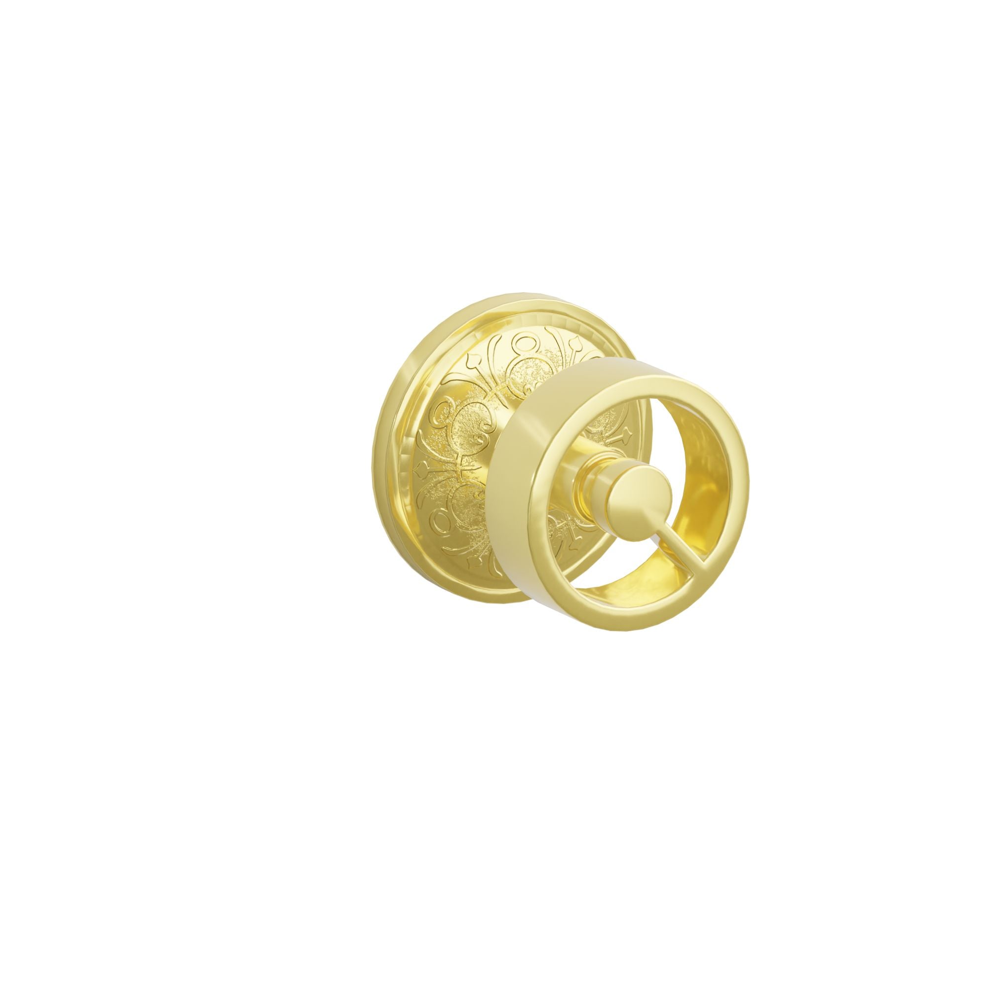 Emtek Spoke Knob Set with Lancaster Rosette