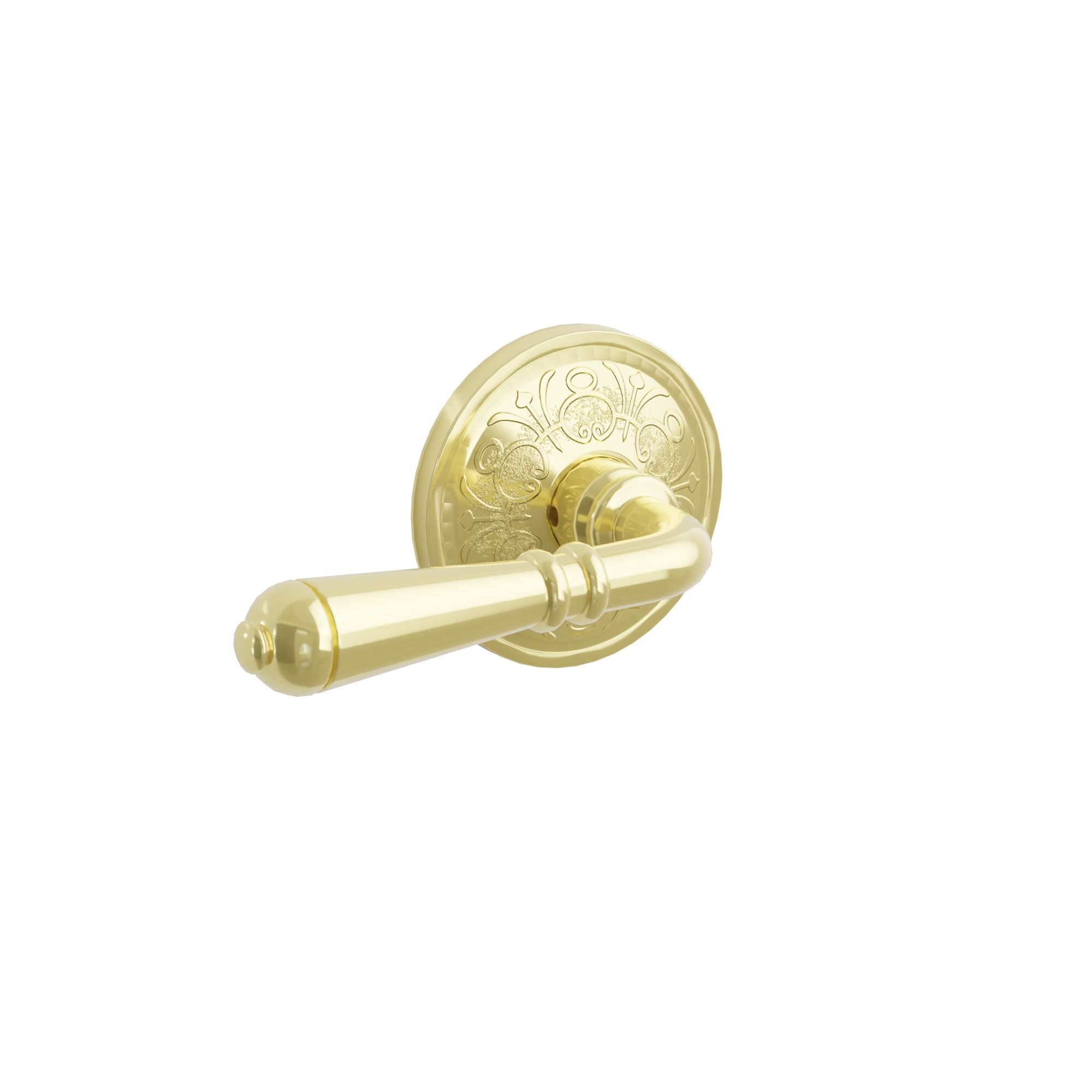 Emtek Turino Lever Set with Lancaster Rosette