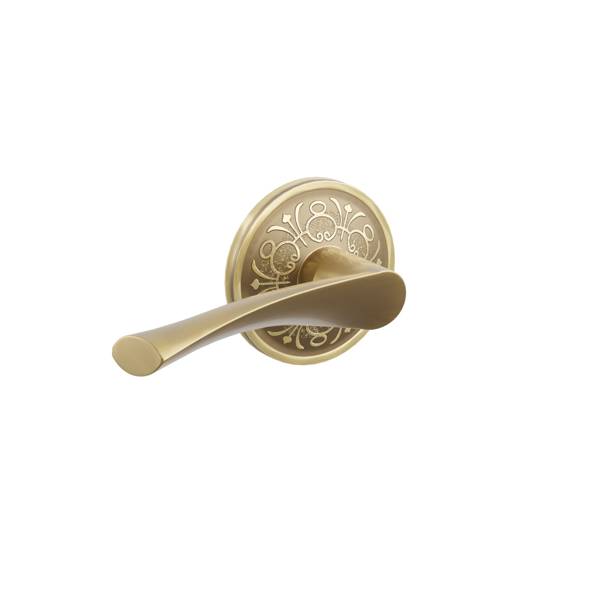 Emtek Concealed Fastener Triton Lever Set With Lancaster Rosette