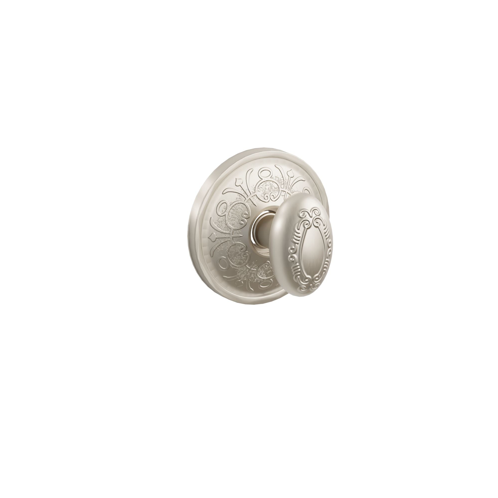 Emtek Concealed Fastener Victoria Knob Set With Lancaster Rosette