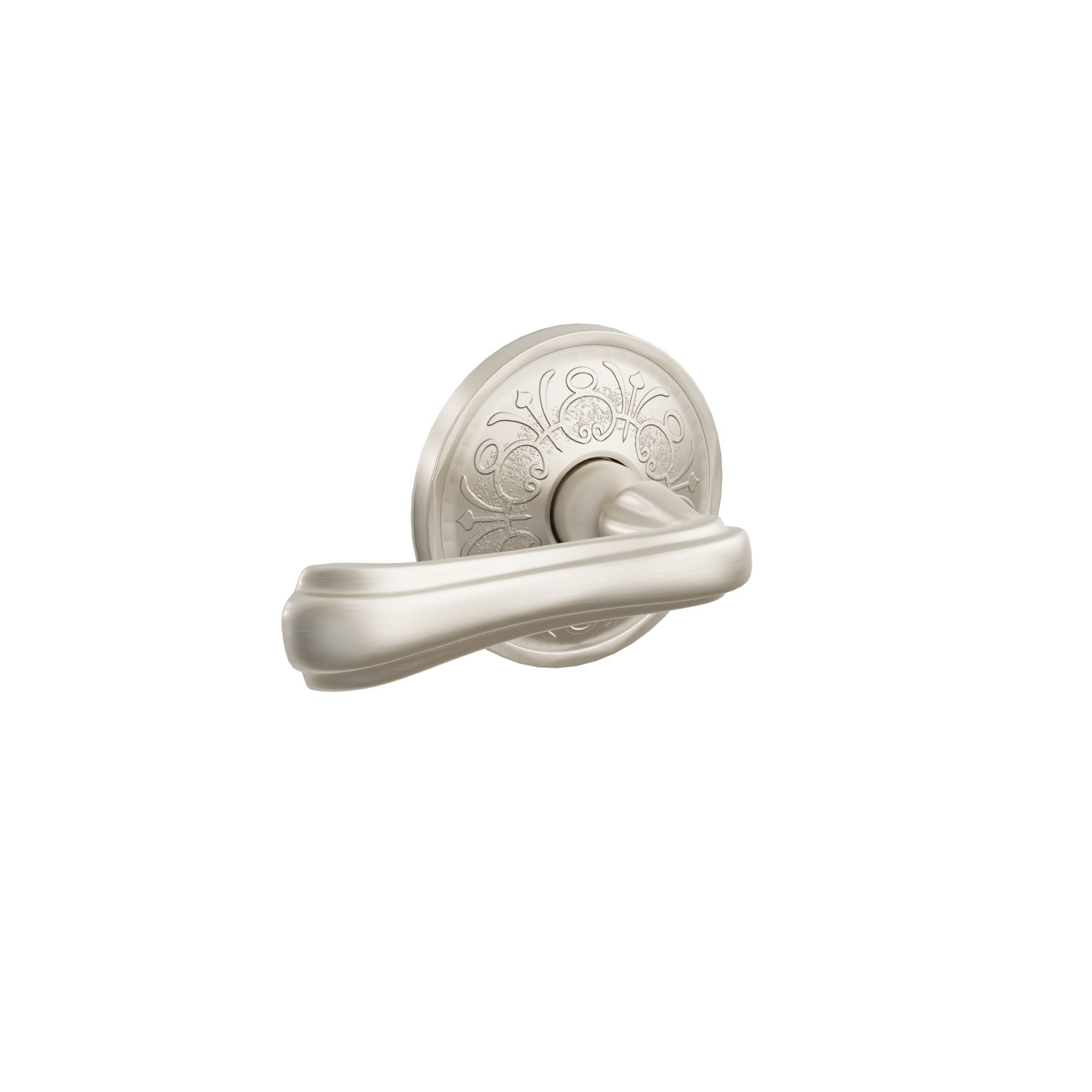 Emtek Concealed Fastener Wembley Lever Set with Lancaster Rosette