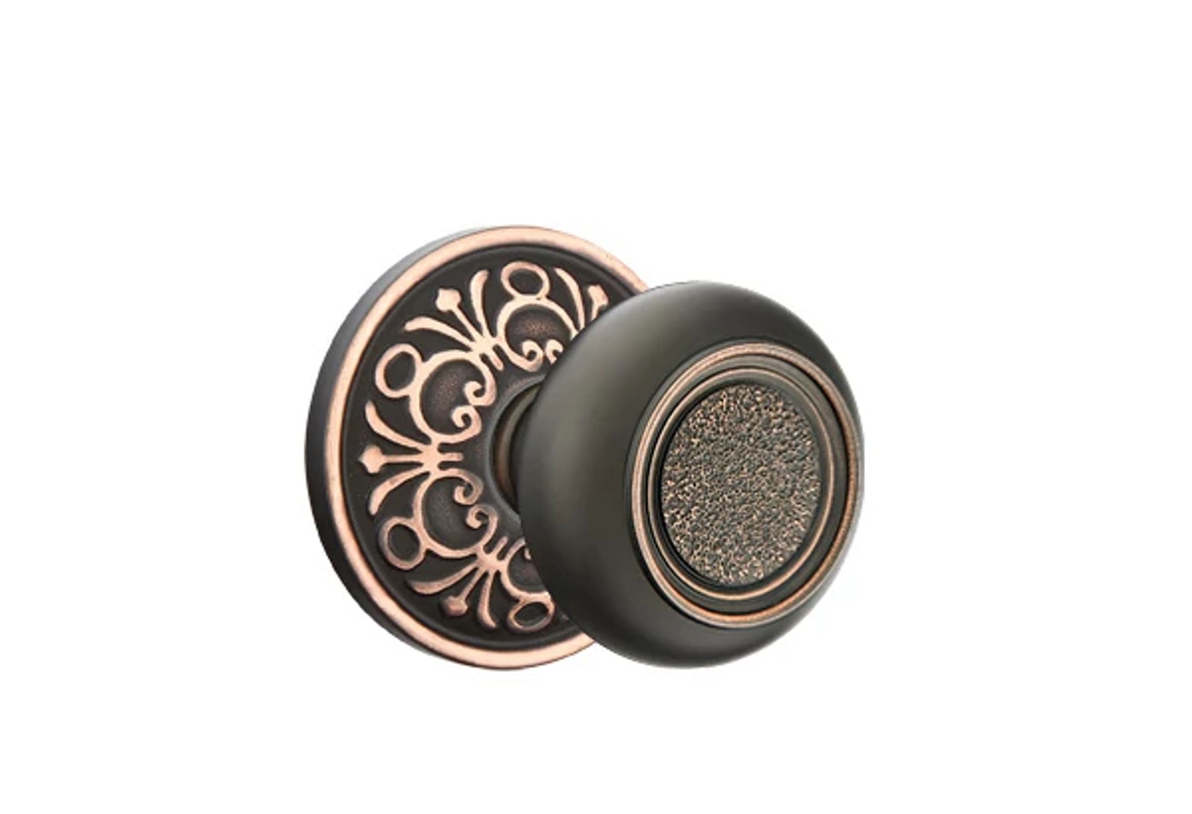 Emtek Belmont Knob Set with Lancaster Rosette