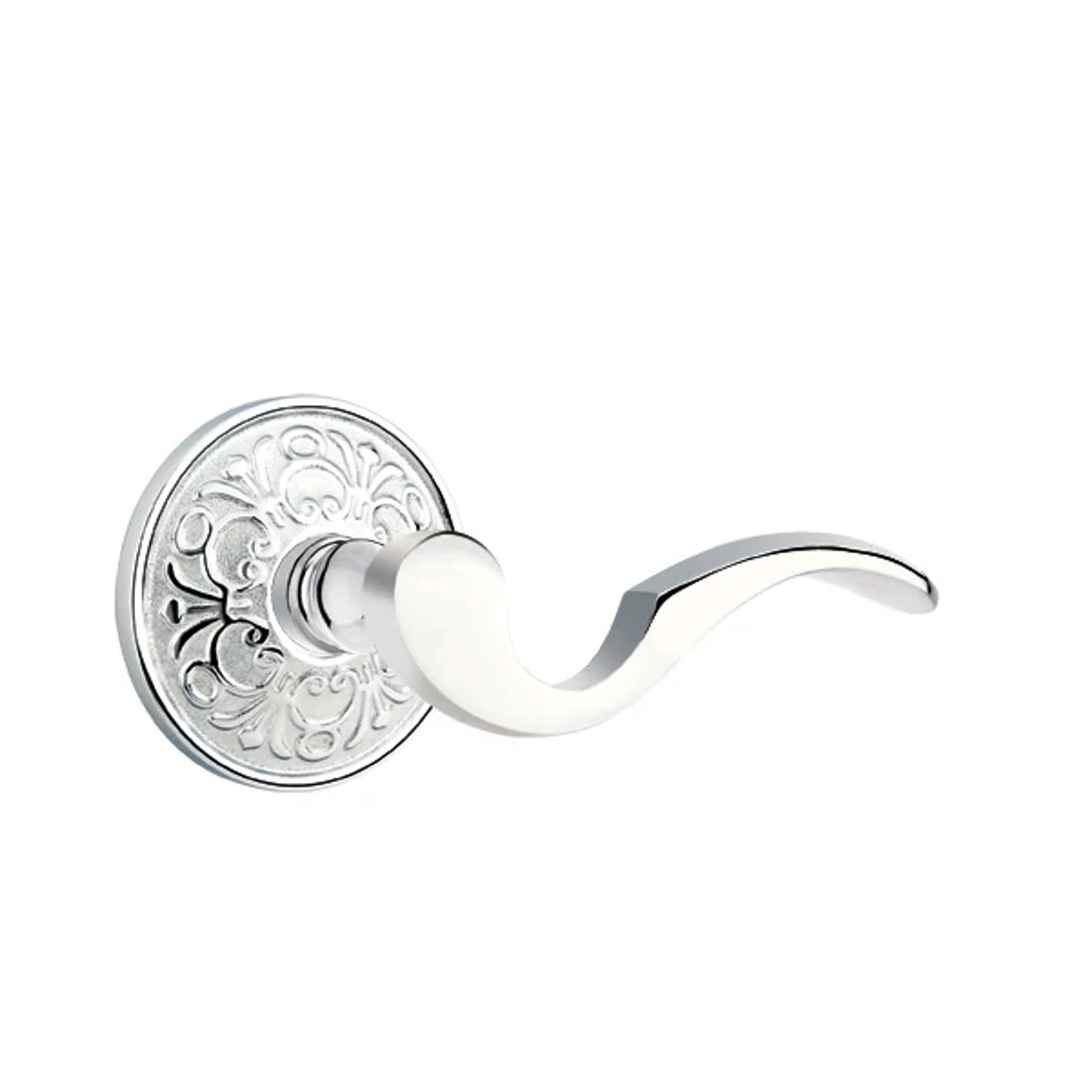 Emtek Concealed Fastener Cortina Lever Set with Lancaster Rosette