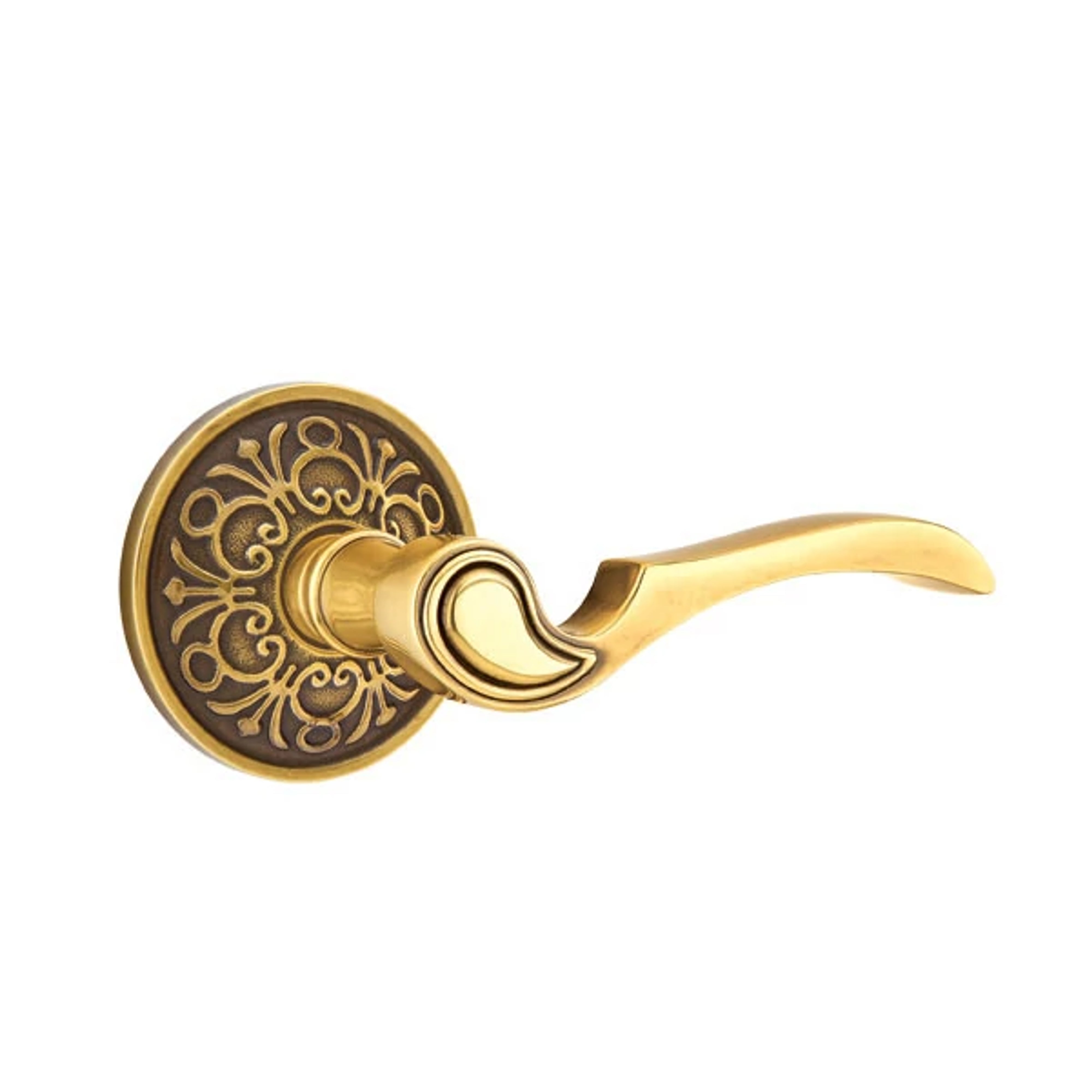 Emtek Concealed Fastener Coventry Lever Set with Lancaster Rosette